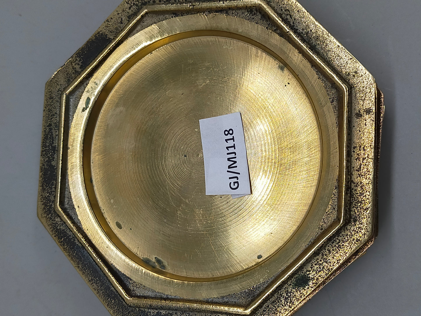 6er Set Gallo Messing Untersetzer – Achteckiges Vintage Design