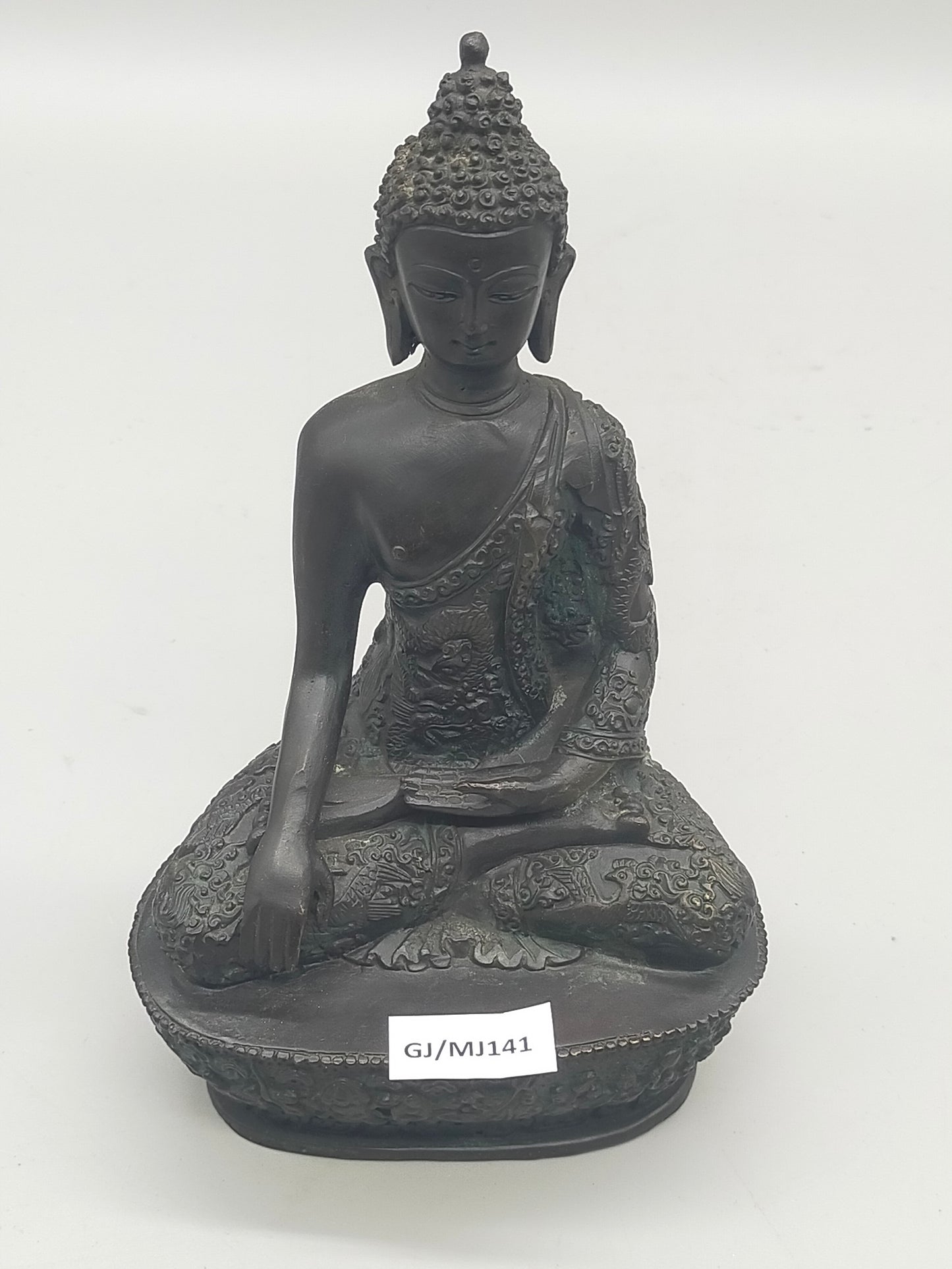 Antike Bronze Buddha Statue – Handgefertigte Saky amuni Figur