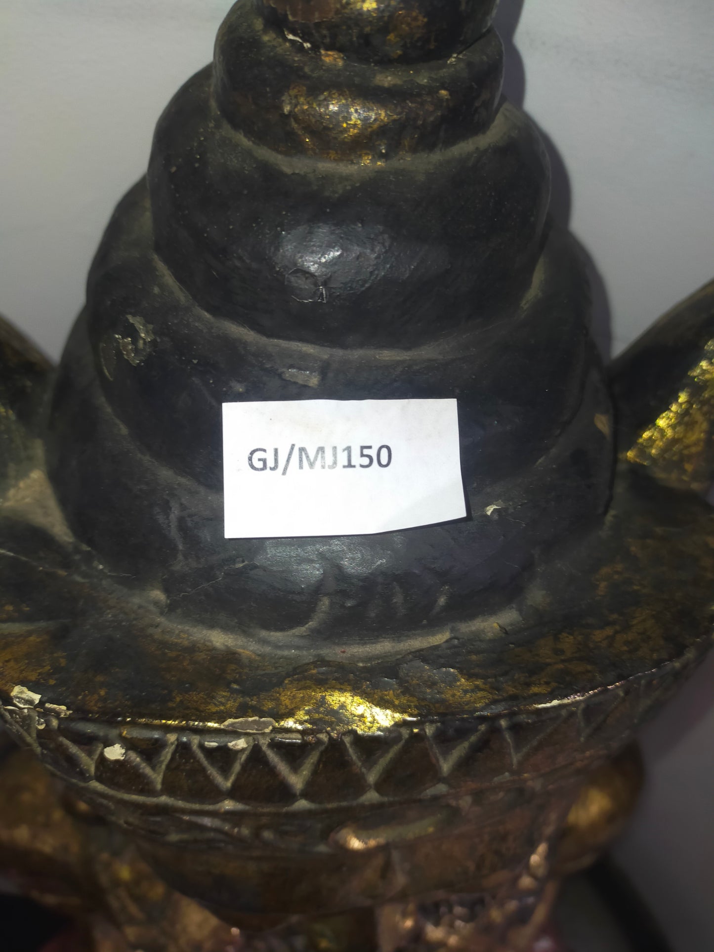 Antike Buddha Statue vergoldet – Spirituelle Dekoration