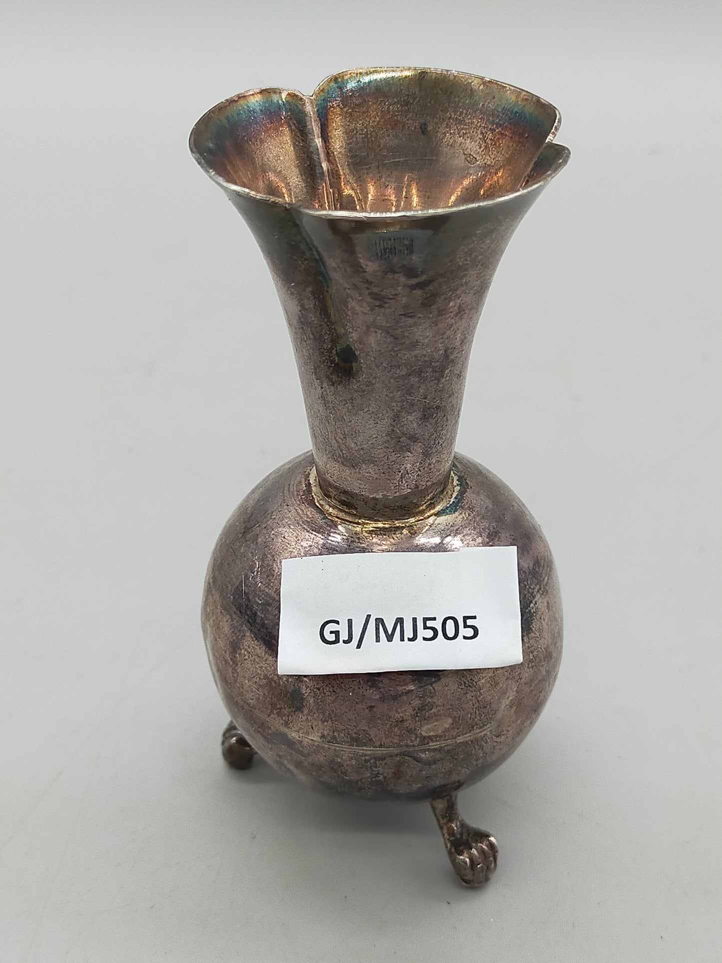 Kleine Vintage Versilbert Vase Elegante Tischdeko