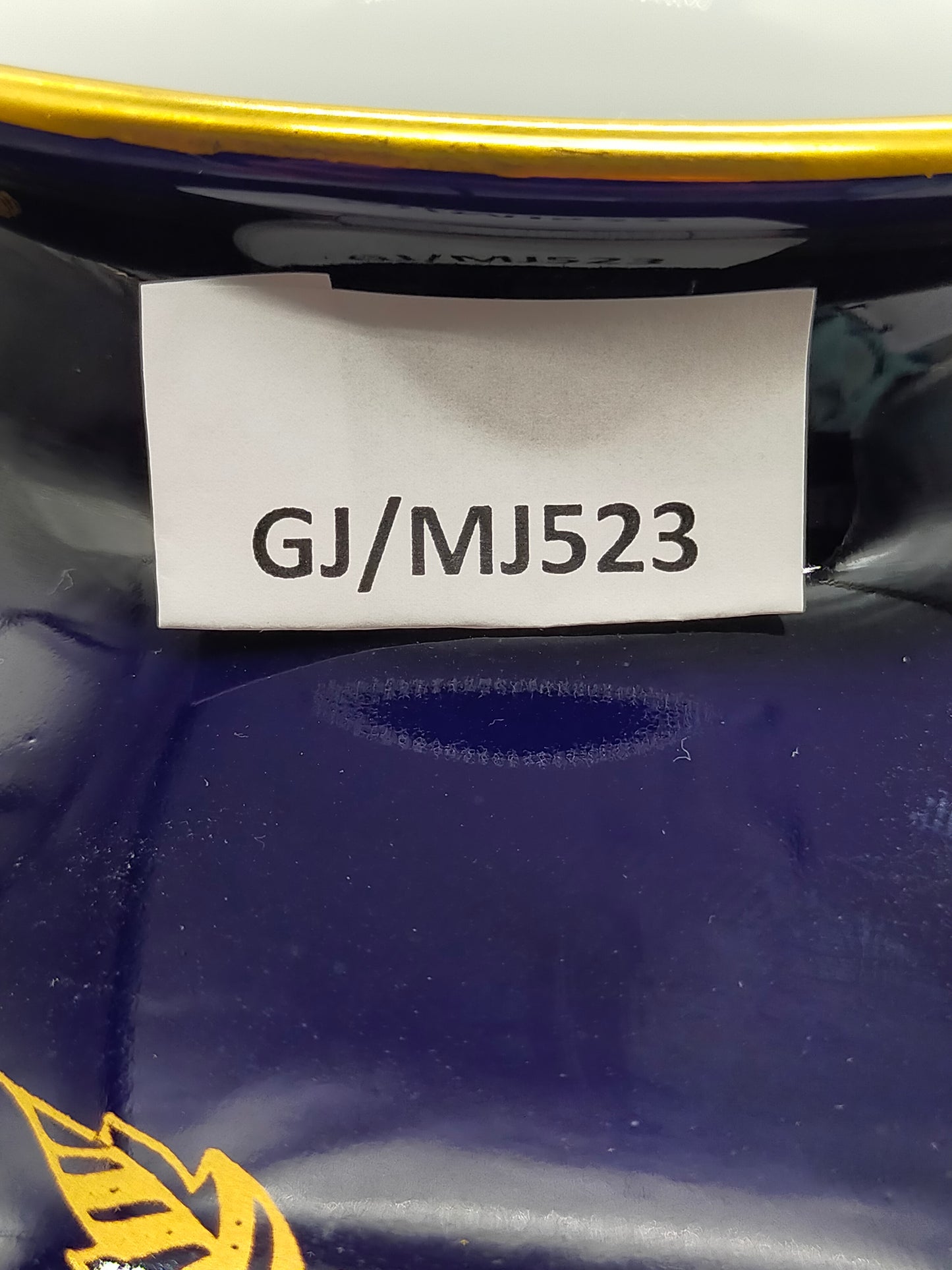 Edle Heinrich Germany Porzellan Vase – Echt Kobalt mit Golddekor