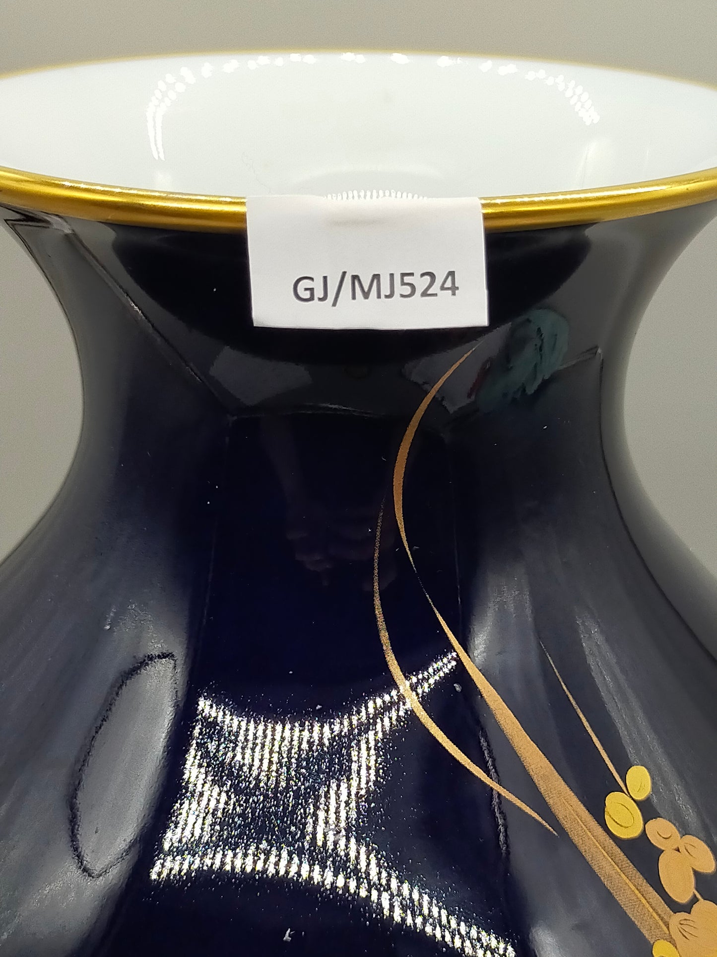 Elegante Hutschenreuther Vintage Porzellan Vase