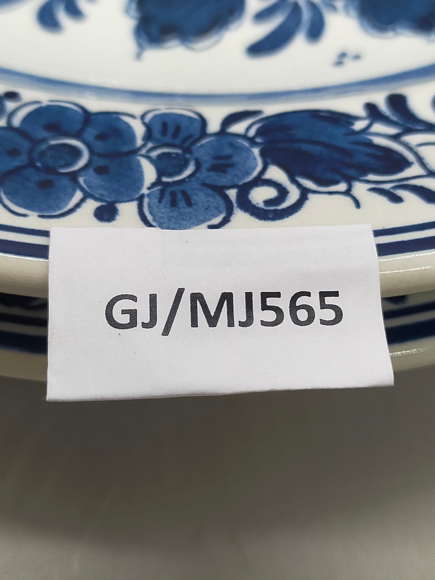Zwei Delft Wandteller Klassisch Blau-Weiß