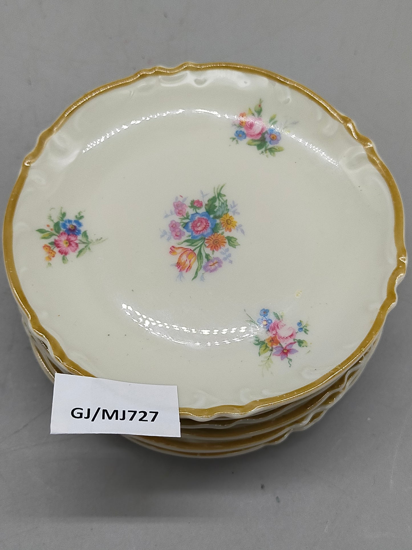 Krautheim Selb Bavaria 6er Set Teller Elegantes Blumendesign