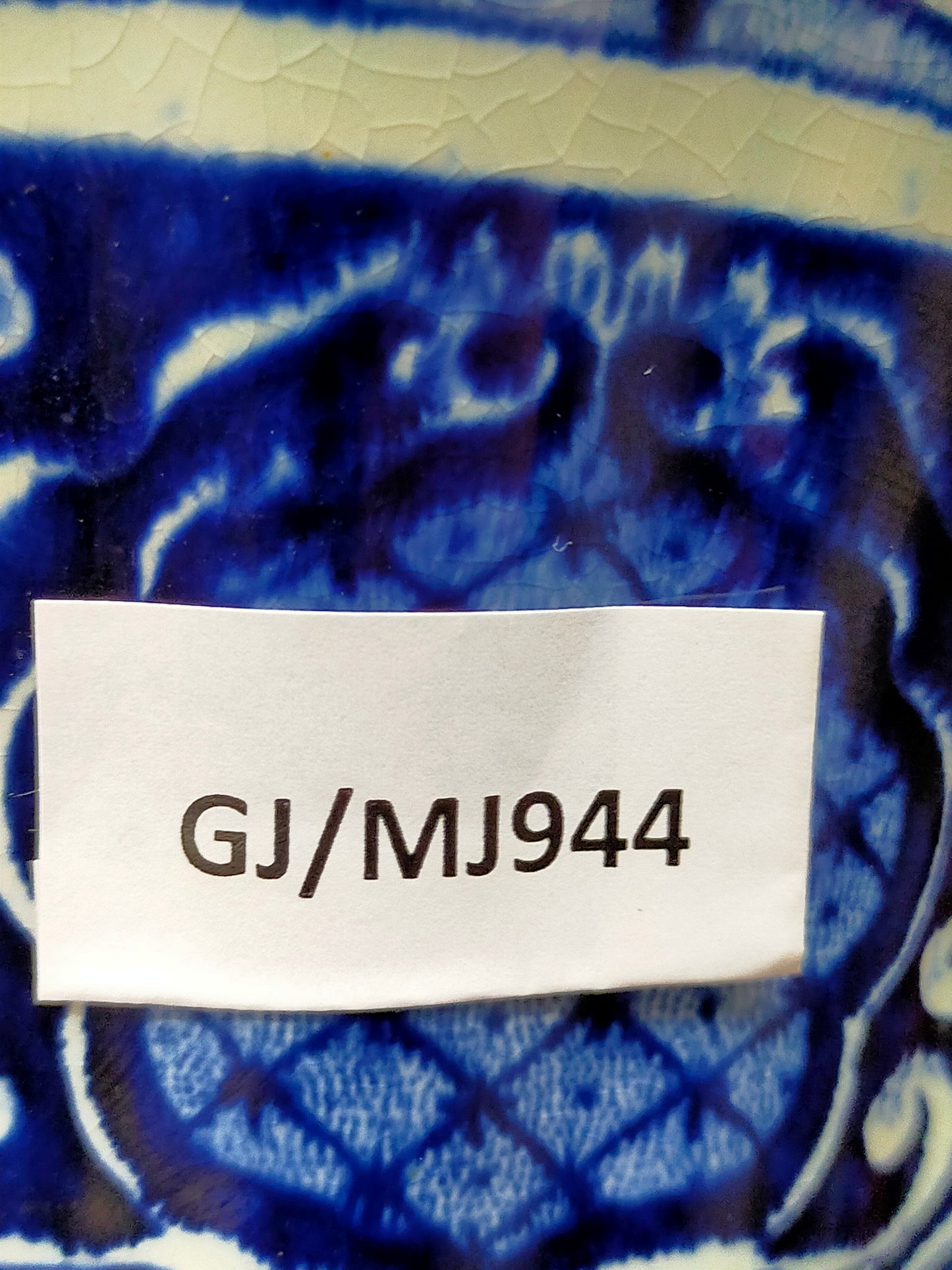 Antike Klassisches Delfts Blauw Petrus Vase