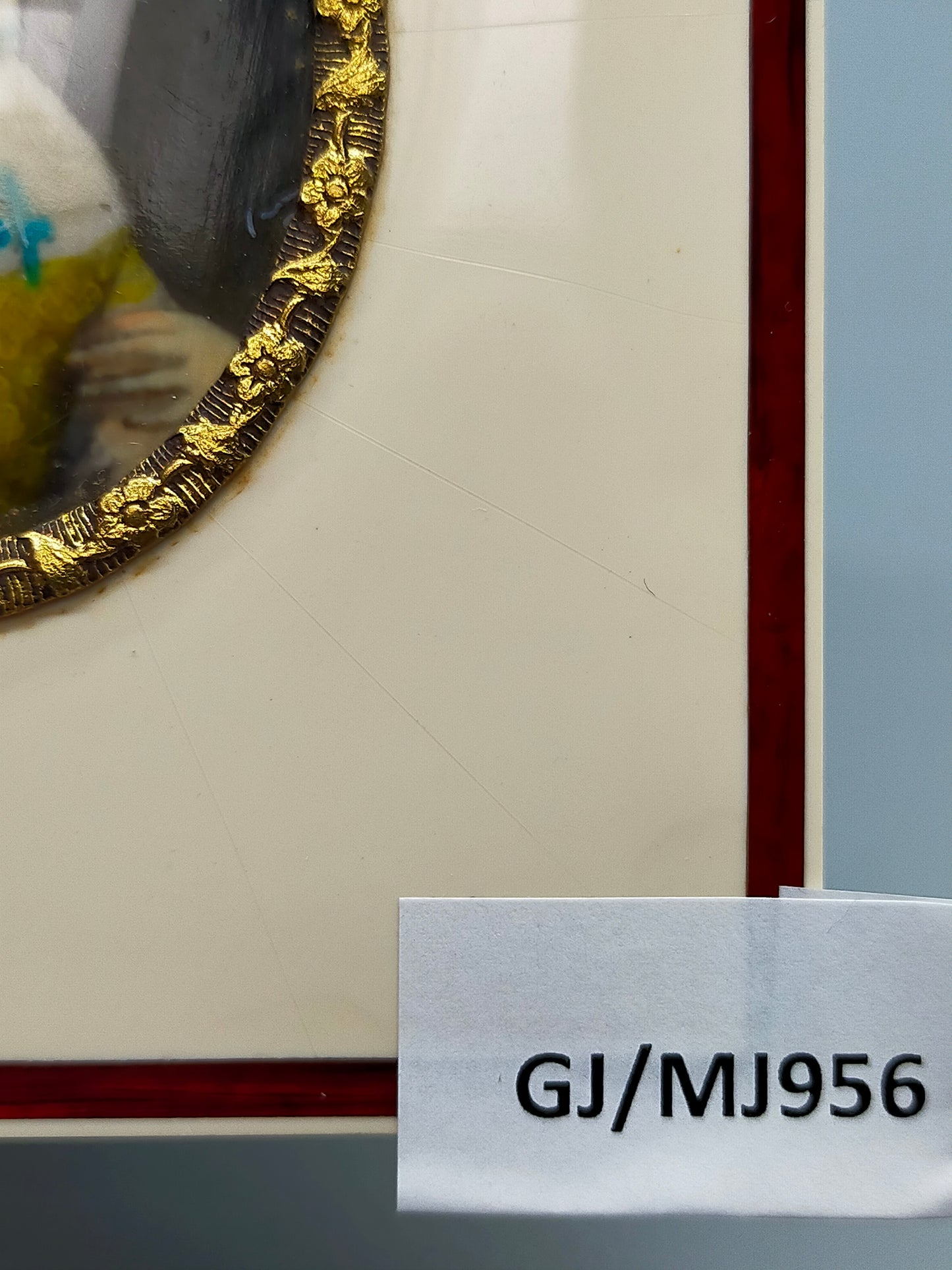 Europäische Schule (XVIII) Porträt Miniatur einer Dame Gemälde