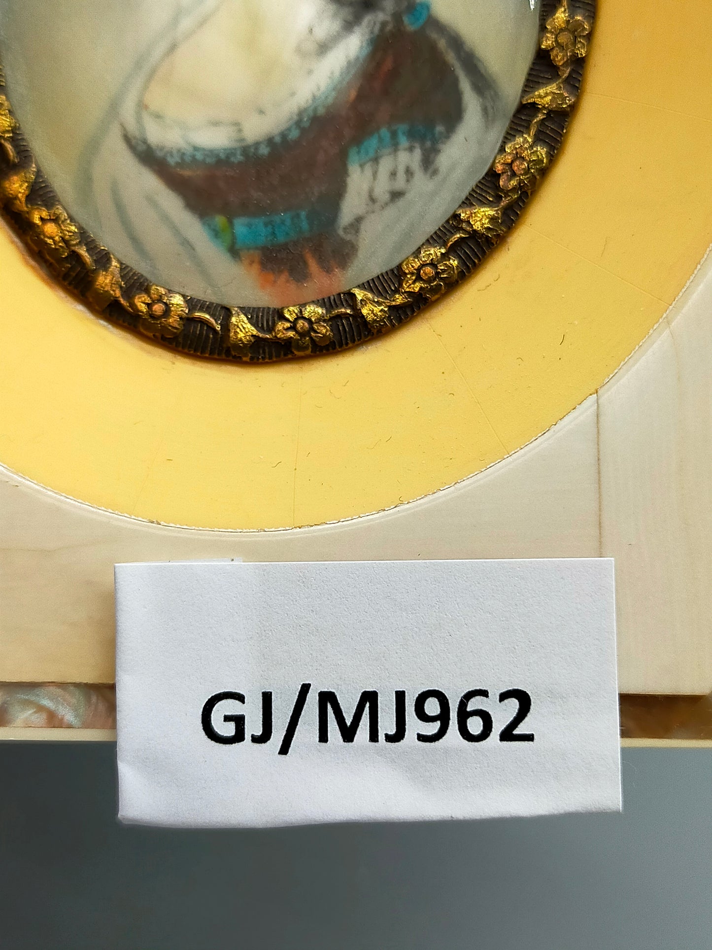 Französische Schule (XVIII) Miniaturporträt einer edlen Dame Gemälde