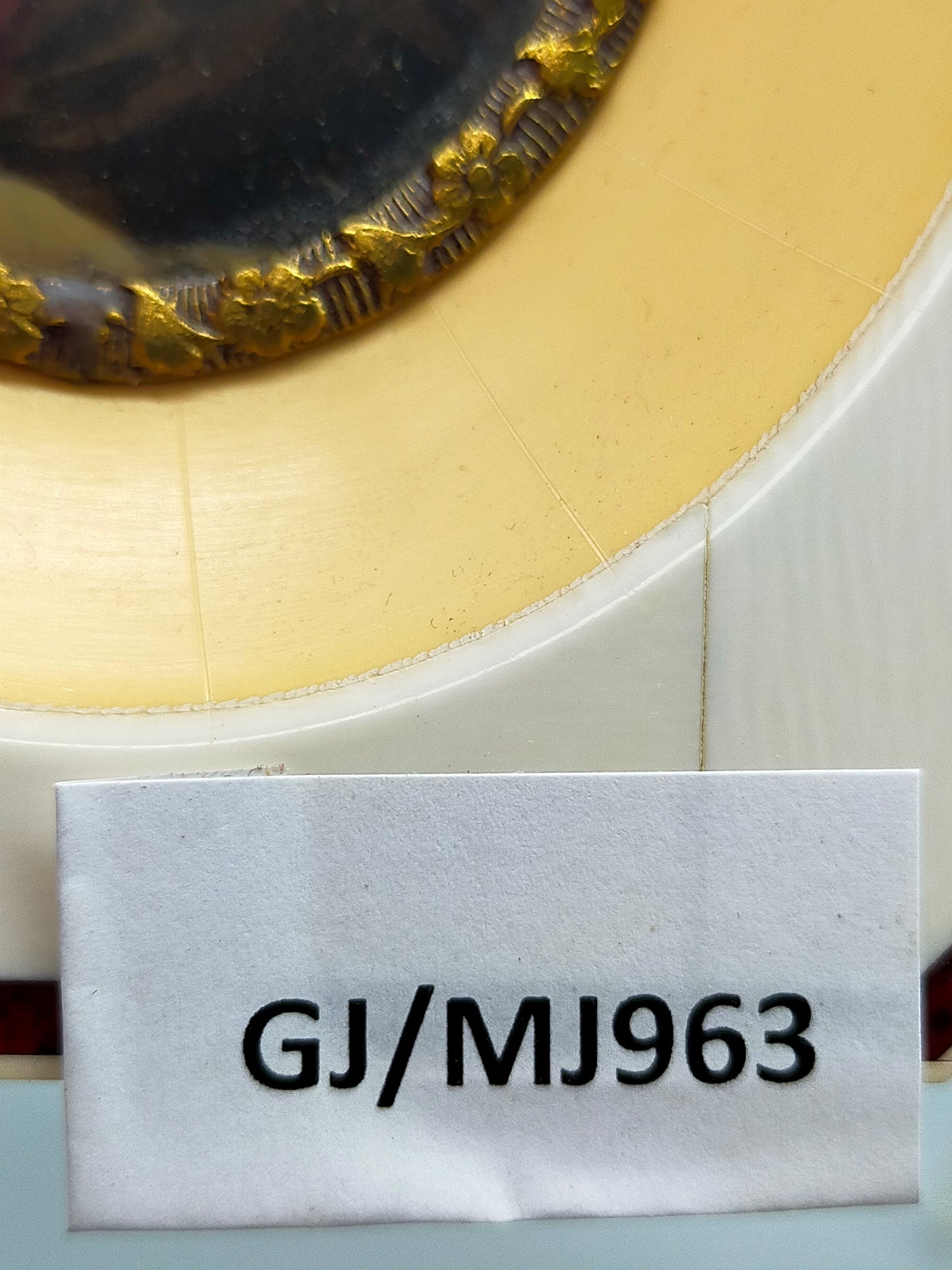 Italienische Schule (XX) Miniatur Mona Lisa 1950