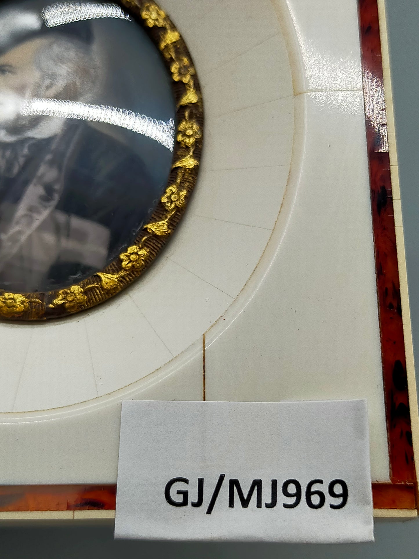 Deutsche Schule (XIX) Porträt von Richard Wagner Miniaturgemälde