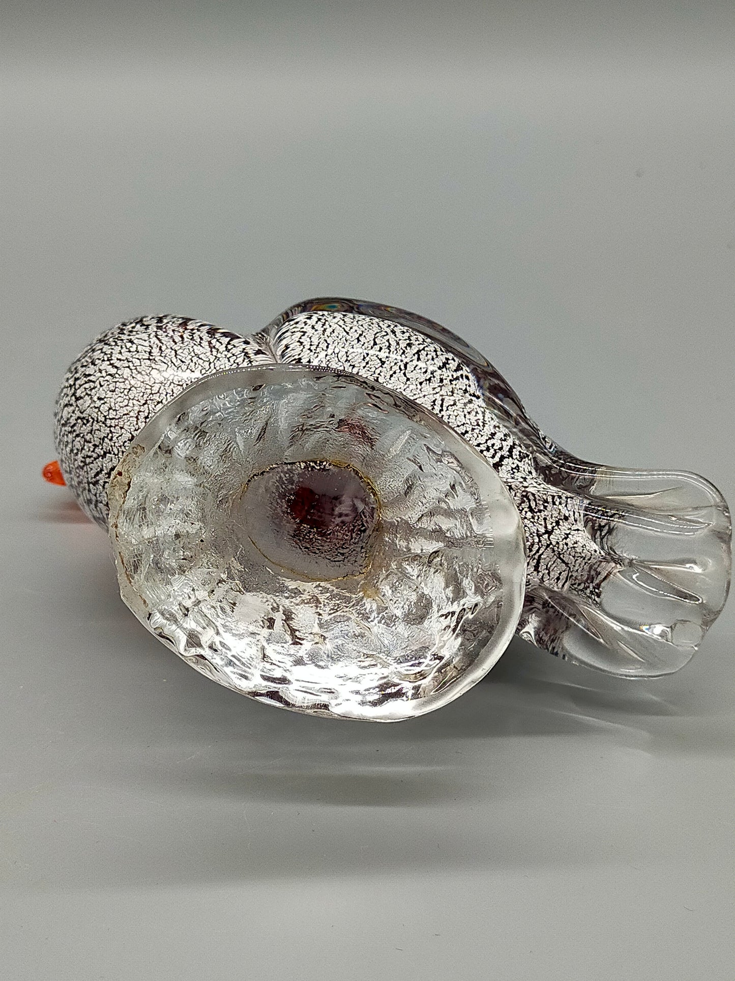 Kunstvoller Murano Glas Vogel Farbenfrohe Papagei Figur aus Italien
