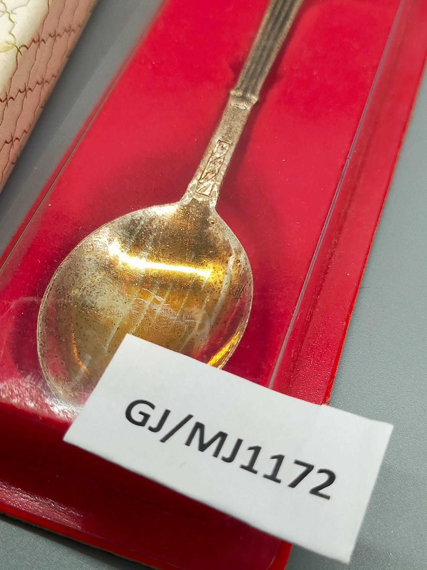 Vintage Antik Versilberte Souvenirlöffel Set – 7-teilig