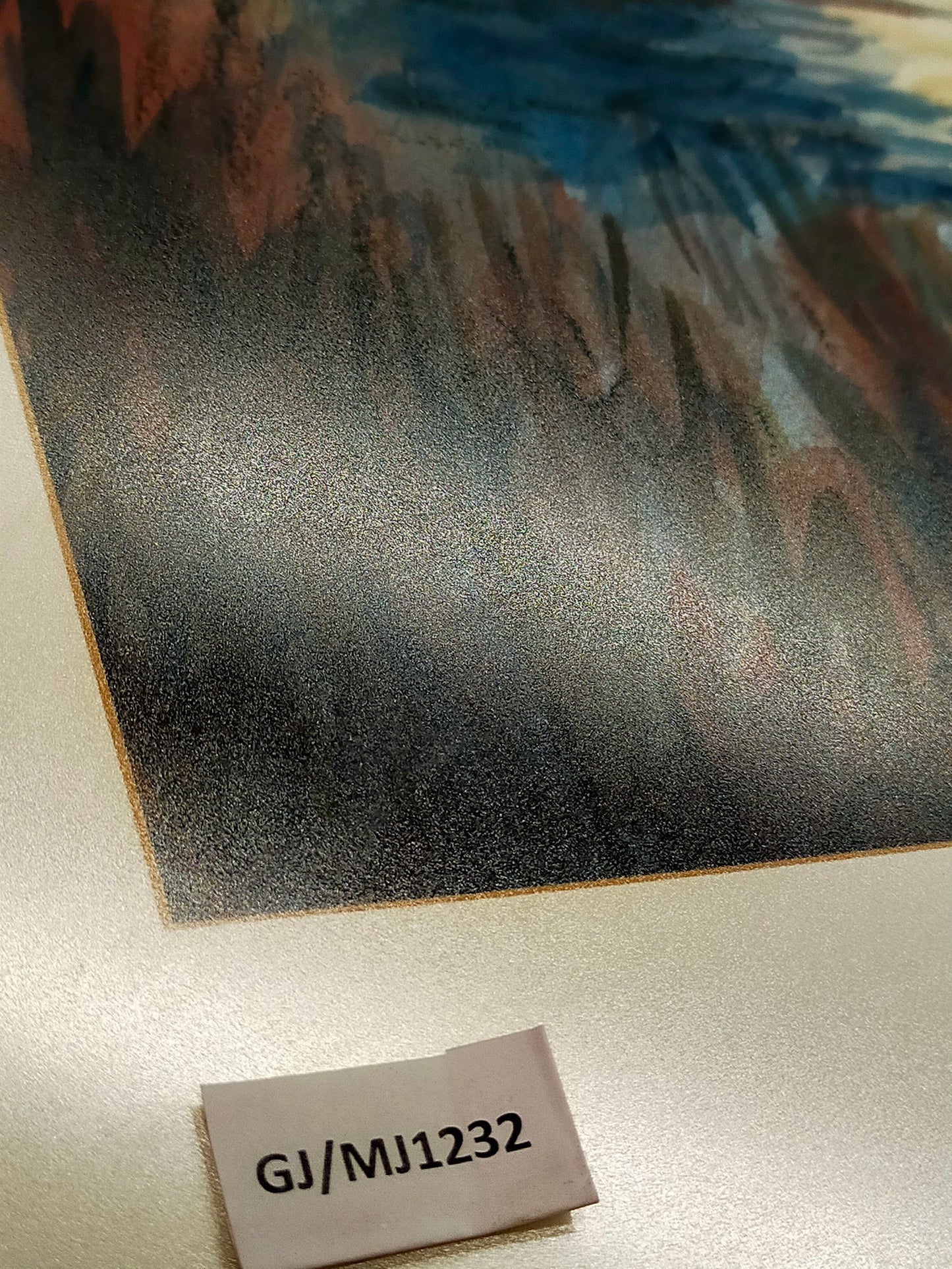 Deutsche Schule (XX) Winterliche Flusslandschaft mit Brücke Aquarell