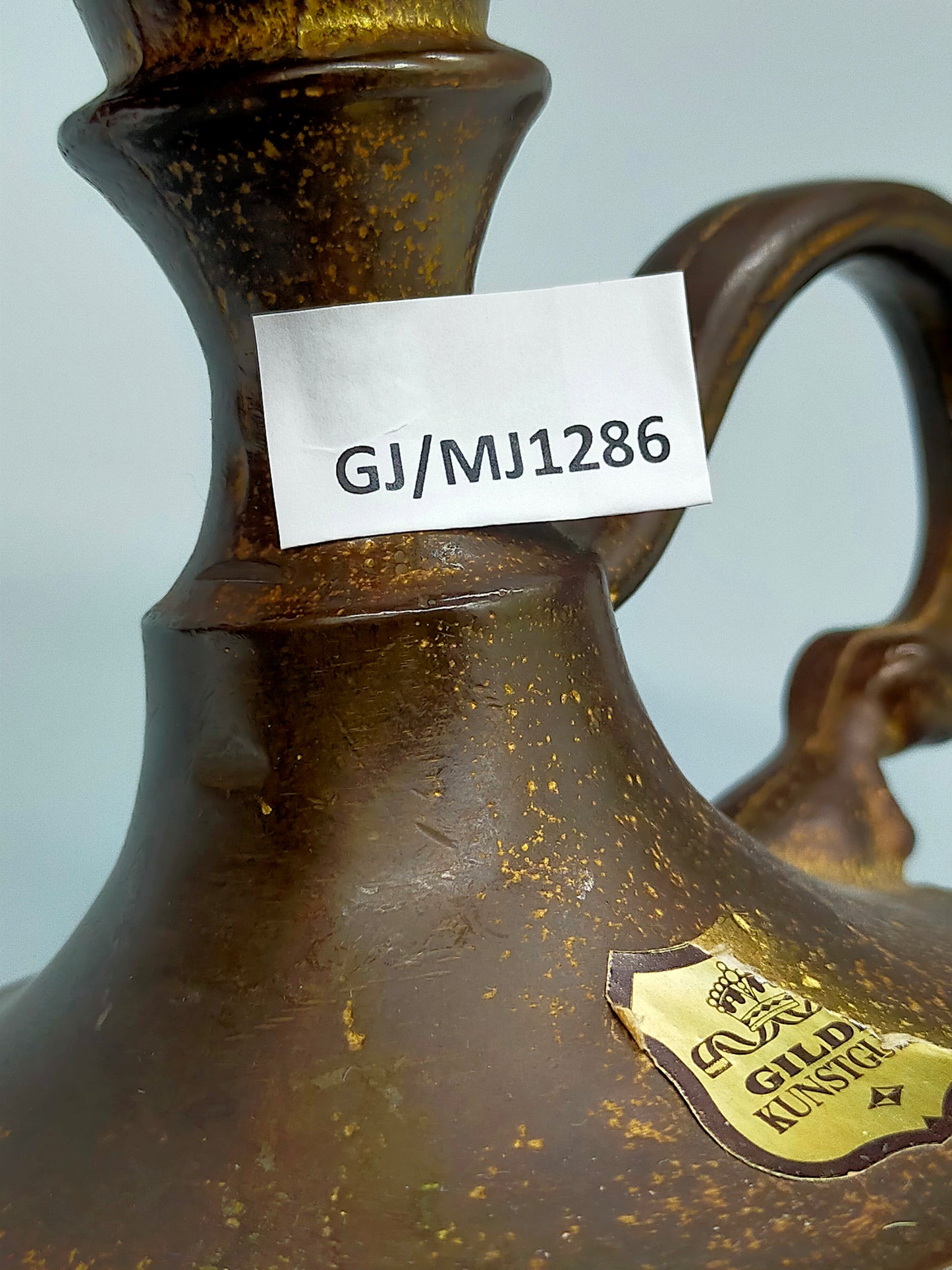 Gilde Kunstgewerbe Kerzenständer Rustikaler Kerzenhalter mit Griff