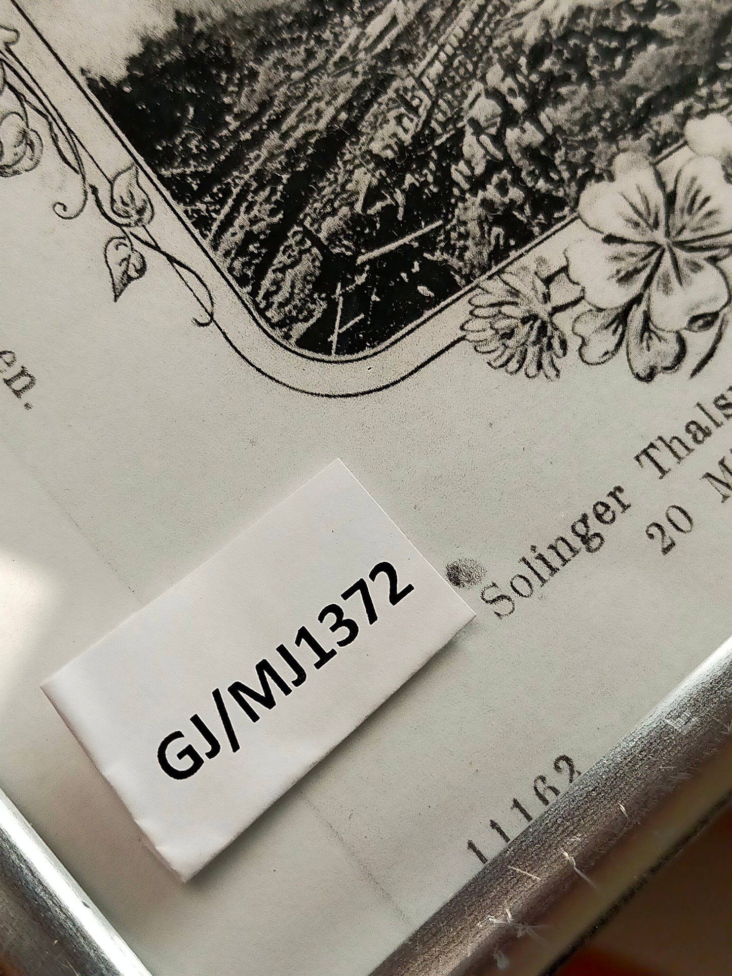 G. Schneppendahl (XX) Gruss aus Hilgen Mehrbild-Ansichtskarte im Rahmen