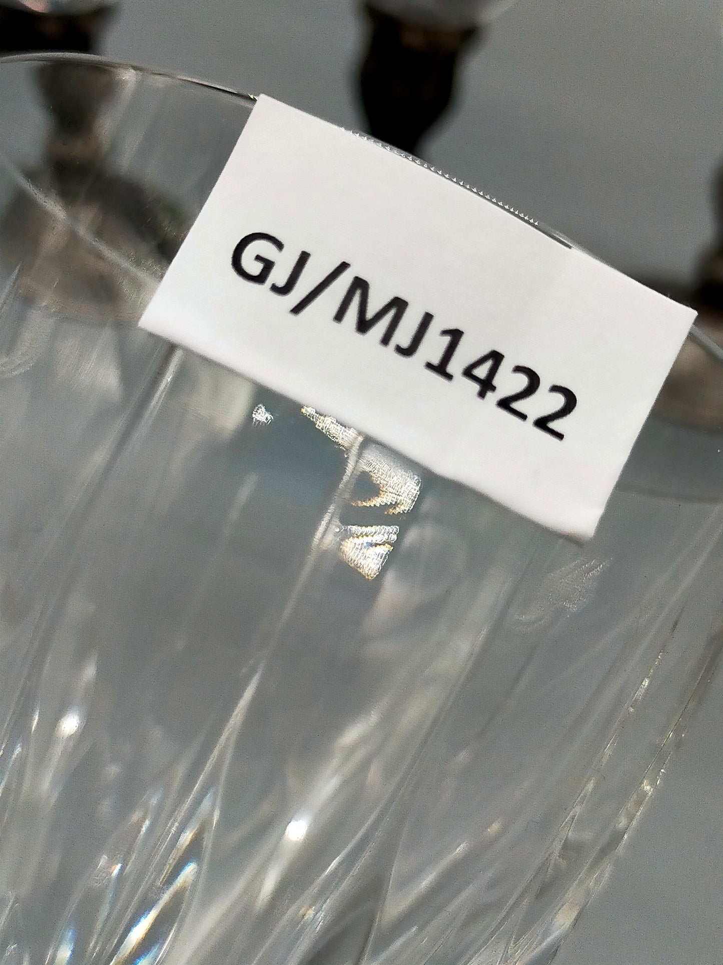 Edles Set Cognacschwenker aus Kristallglas mit Zinnfuß