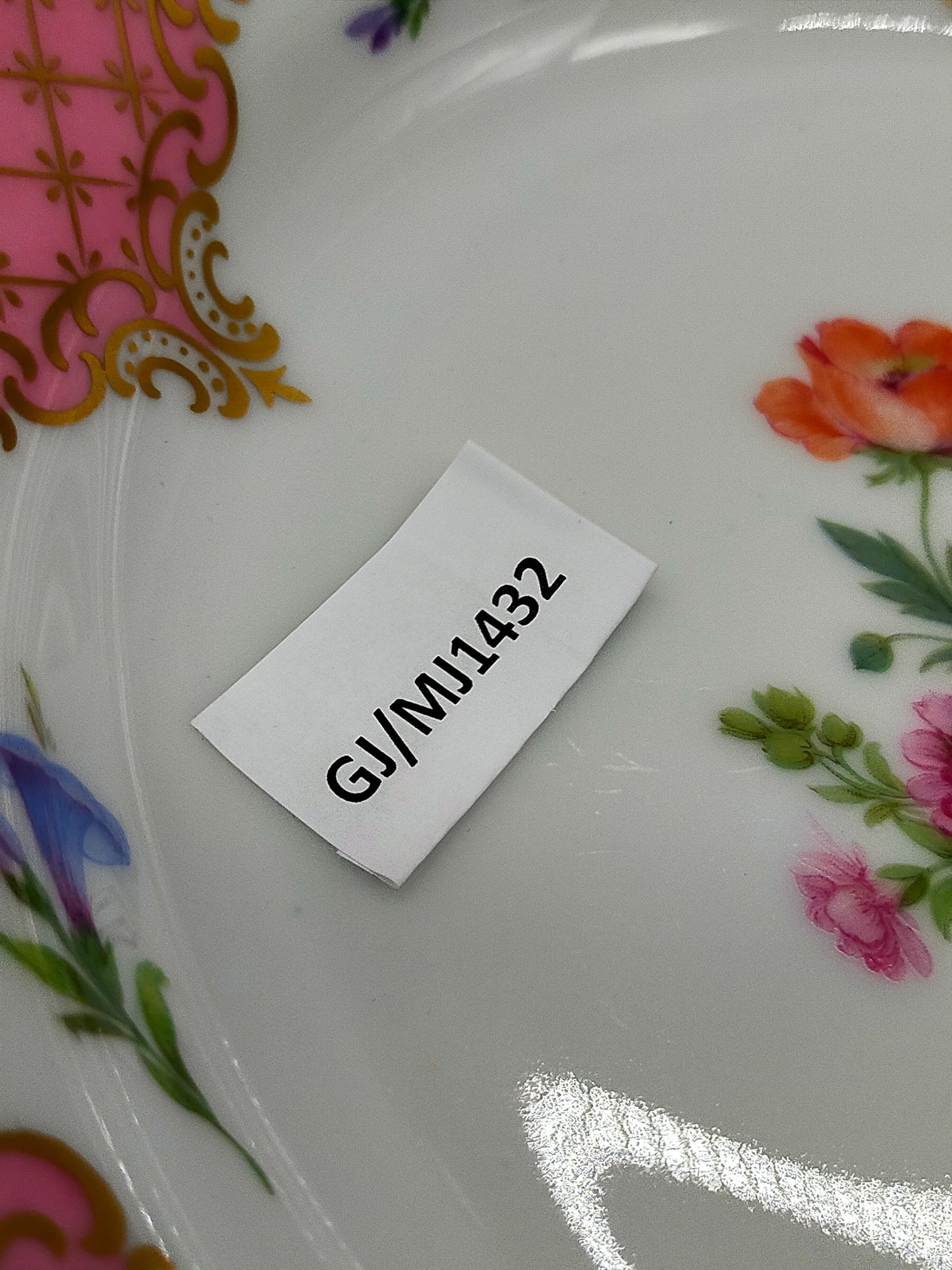 Lindner Kueps Bavaria Prinzess Porzellan Schale – Blumen & Golddekor
