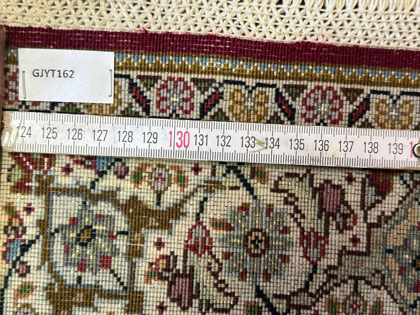 Orientteppich handgeknüpft ANTIK Bidjar 141x72 cm Korkwolle