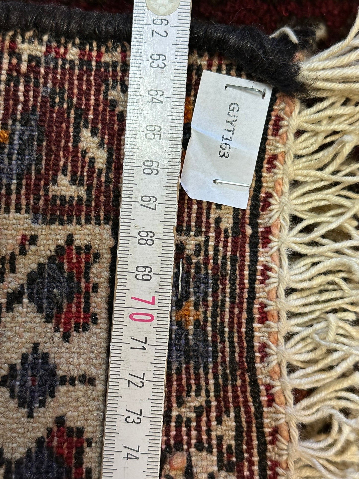Orientteppich handgeknüpft ANTIK Malayer 290x116 cm Schurwolle
