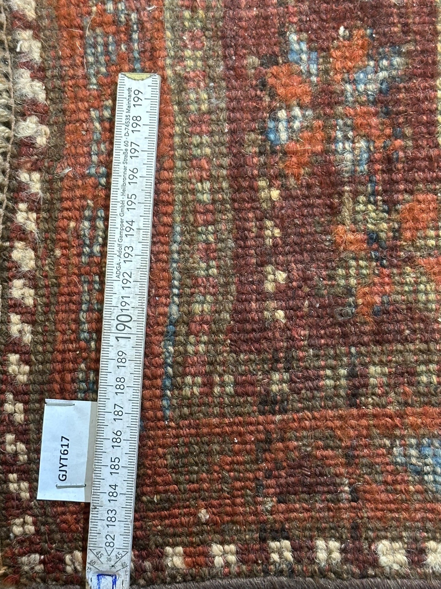 Antiker Orientteppich handgeknüpft Kazak Naturfarben Läufer 410x116 cm