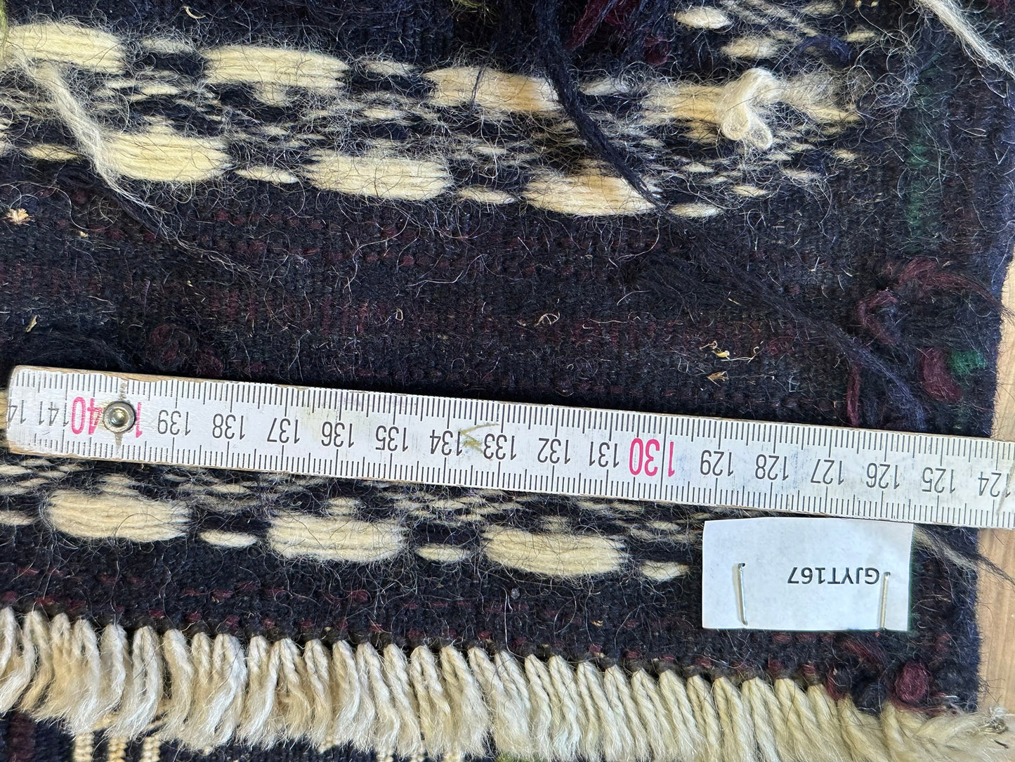Orientteppich handgeknüpft 130 x 125 cm Behtsch Wolle
