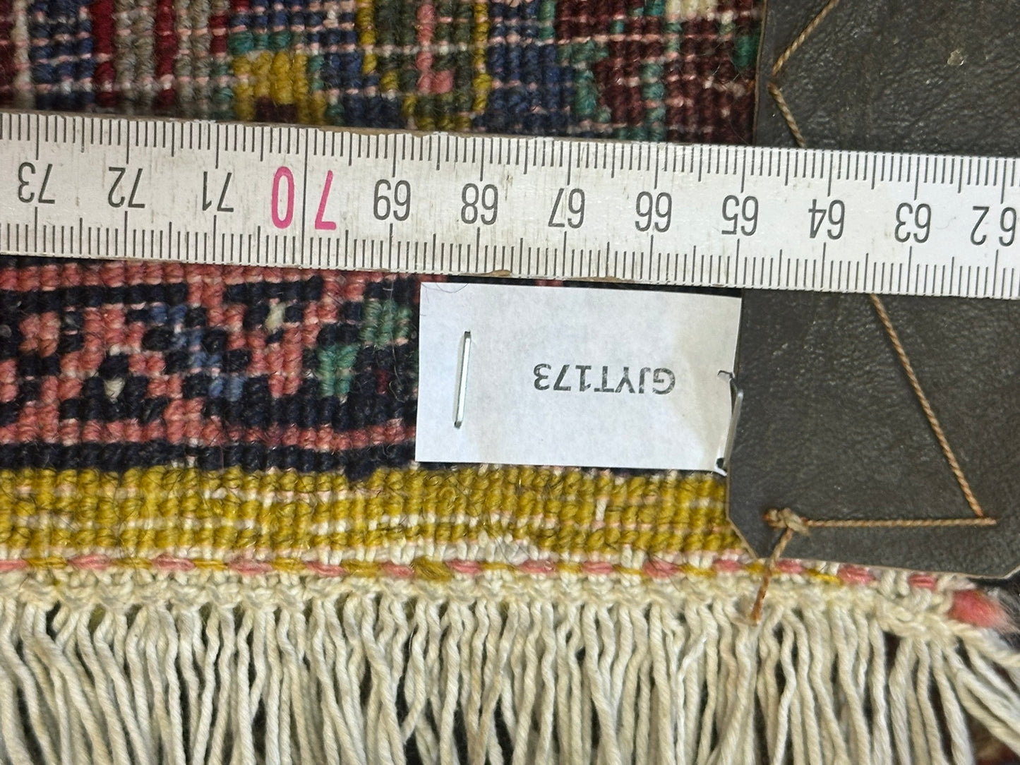 Orientteppich handgeknüpft 120x85 cm Bidjar Schurwolle