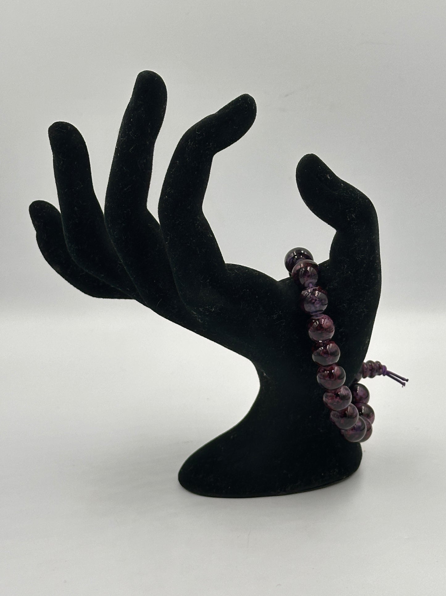 Schickes Violettes Perlenarmband