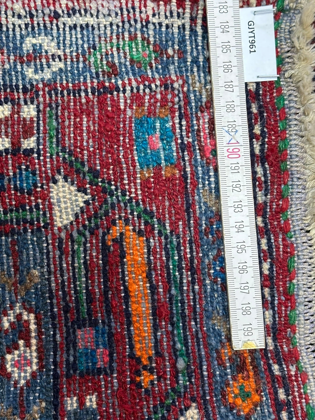 Handgeknüpfter Hamadan Orientteppich 125x77 cm