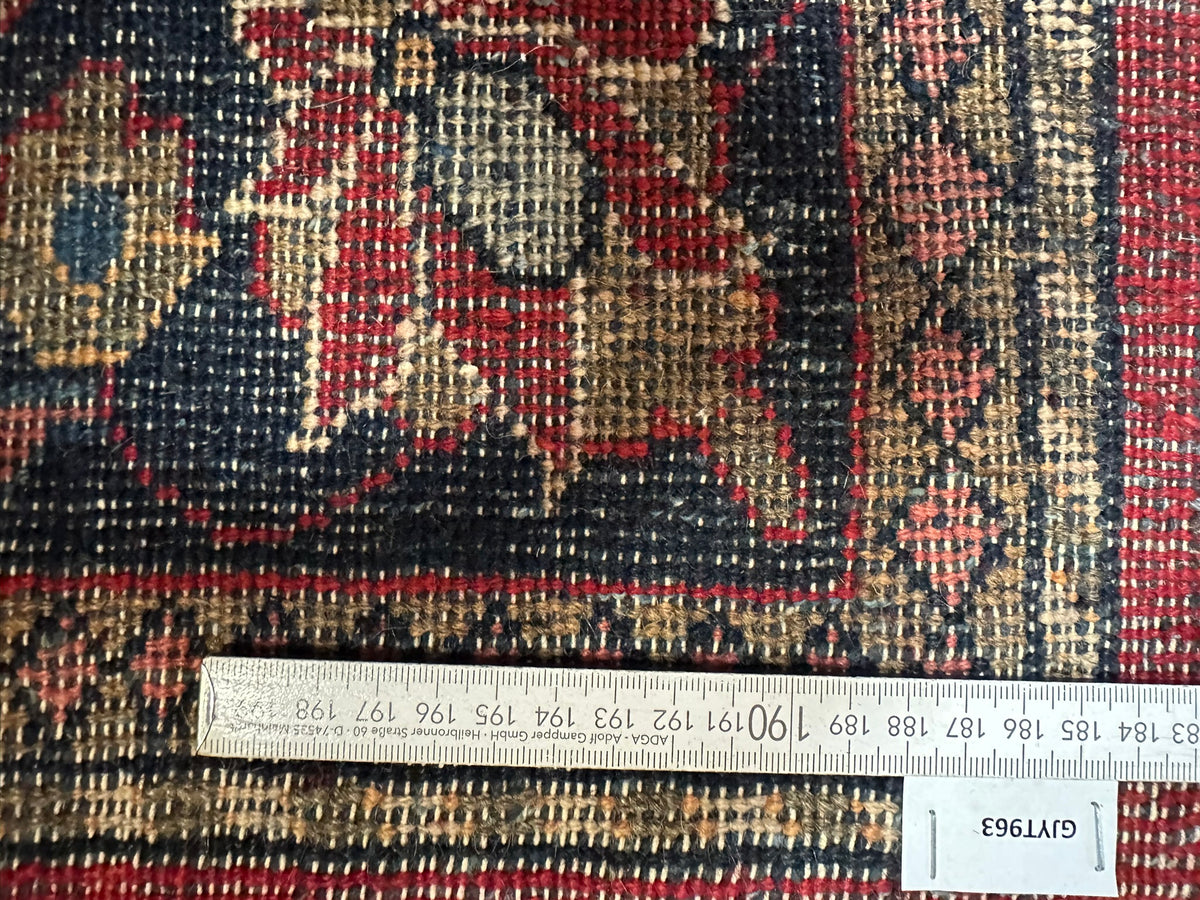 Antiker Keschan Orientteppich handgeknüpft 195x135 cm