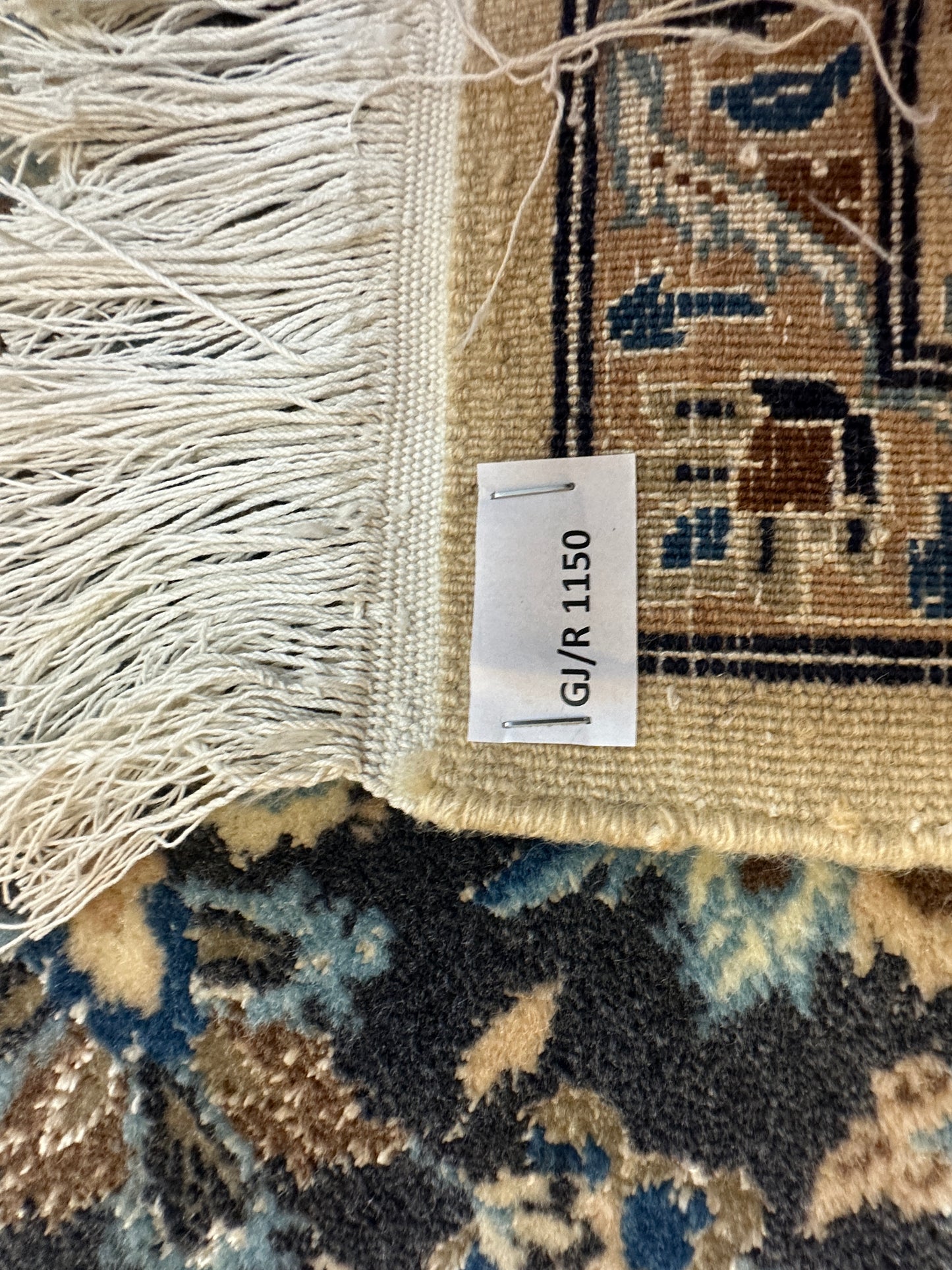 Handgeknüpfter Perser Orientteppich - Feiner Nain mit Seide 200x120 cm