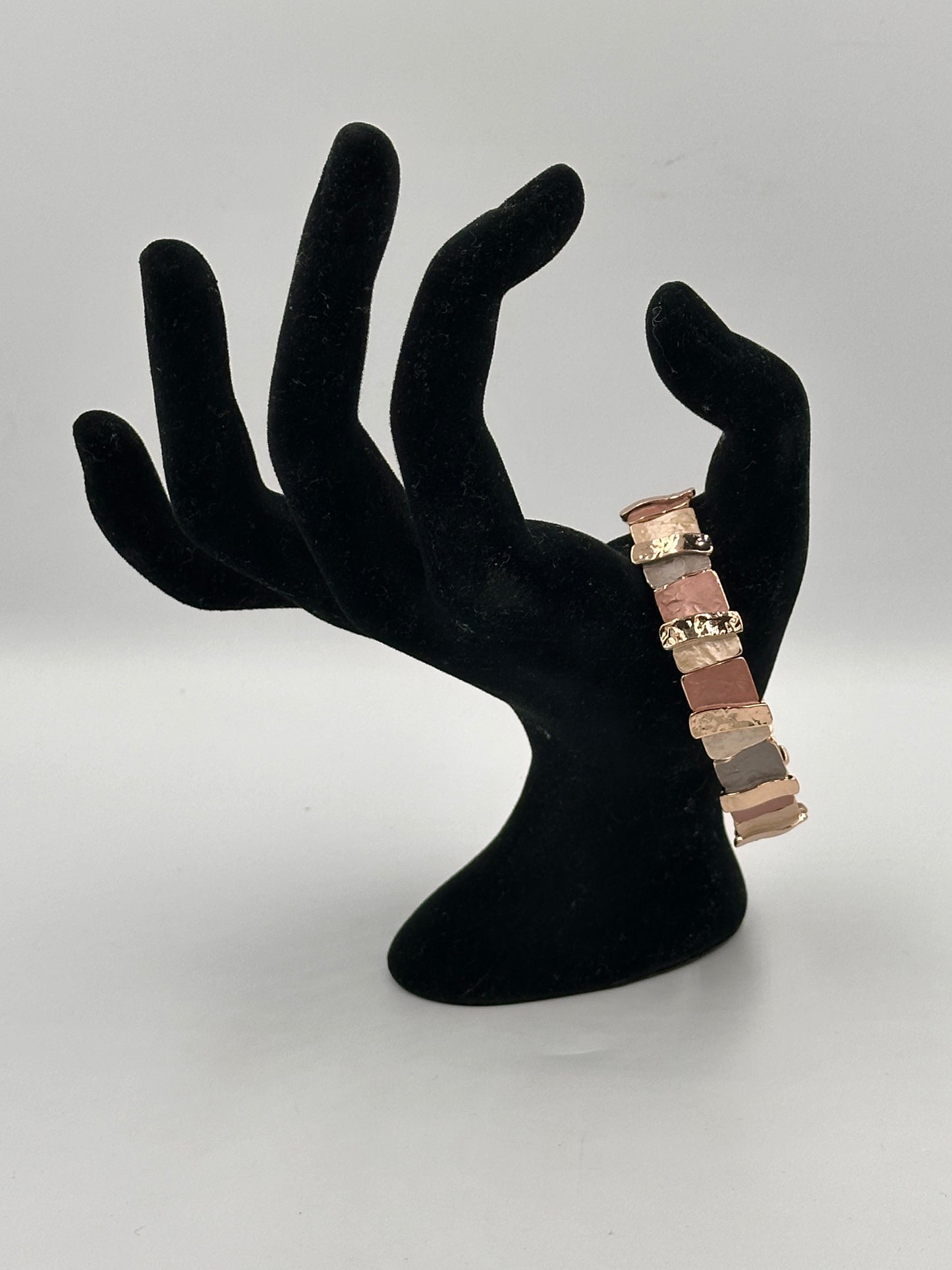 Vintage Designer Armband in Roségoldfarbe