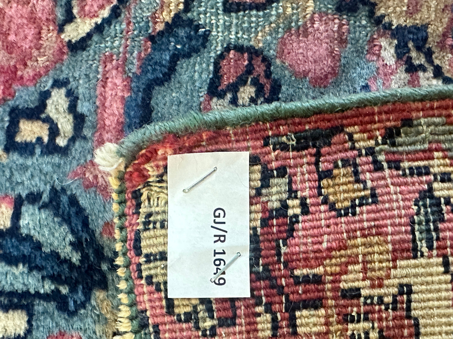 Antiker handgeknüpfter Perser Kirman Orientteppich - 145x85 cm