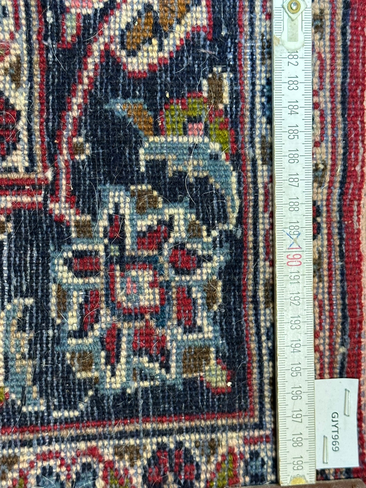 Handgeknüpfter Keschan Orientteppich Brücke 145x103 cm