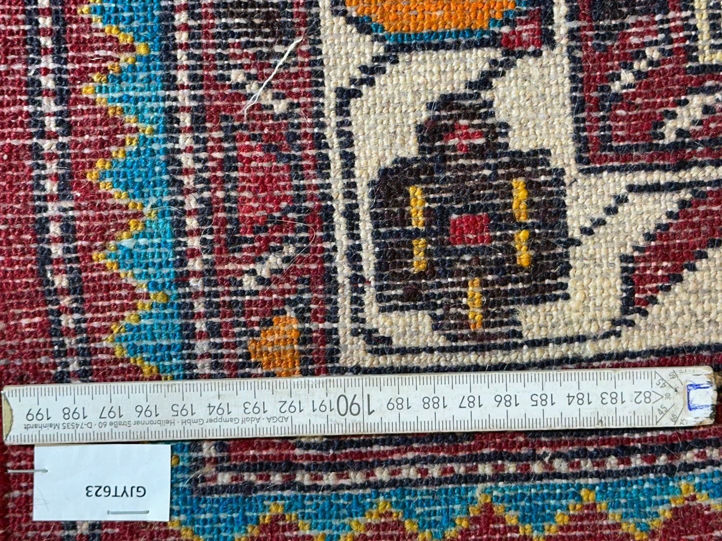Orientteppich handgeknüpft Malayer Art Deco 166x123 cm