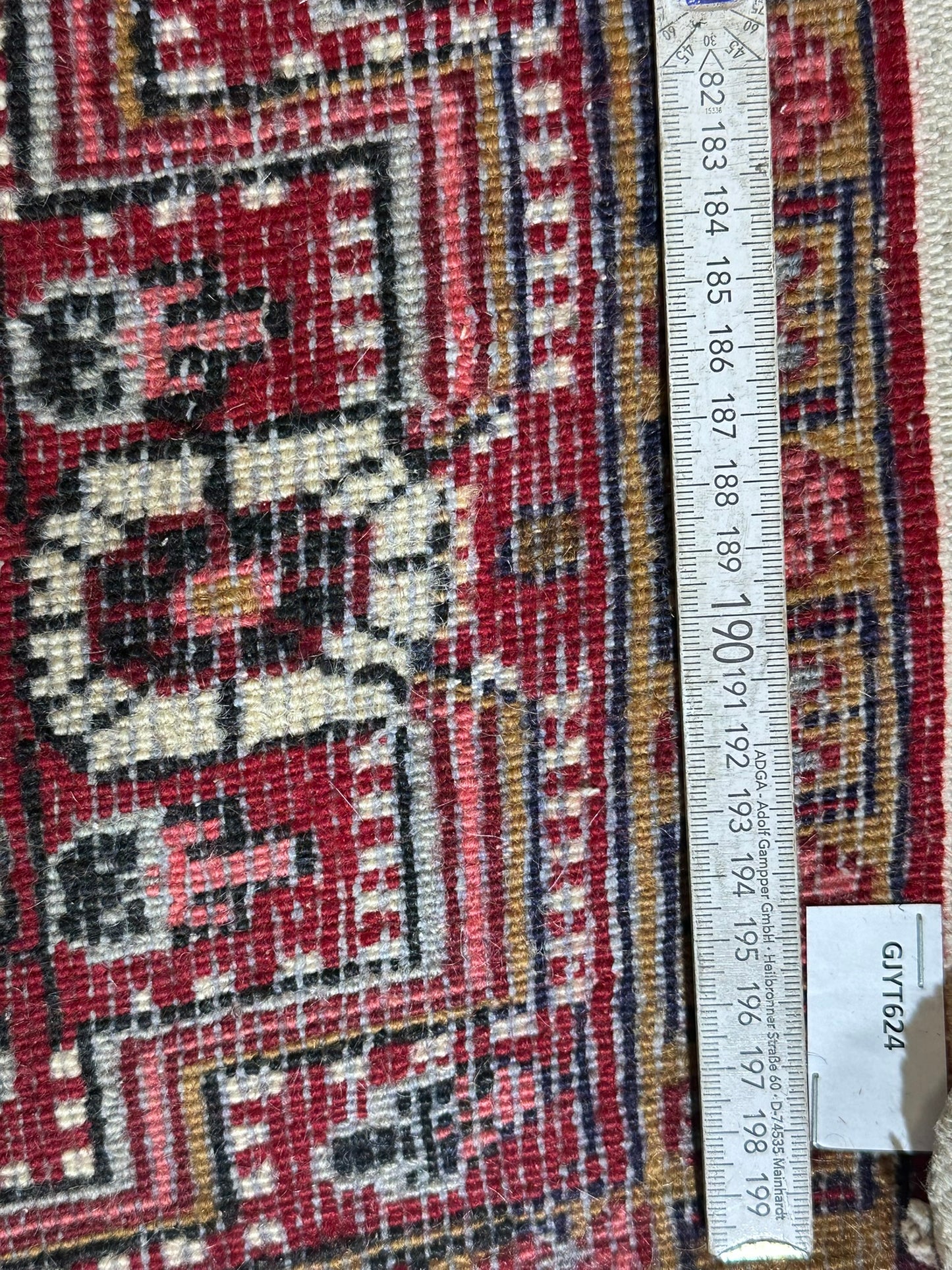 Orientteppich handgeknüpft Sarough Vasenteppich 160x110 cm