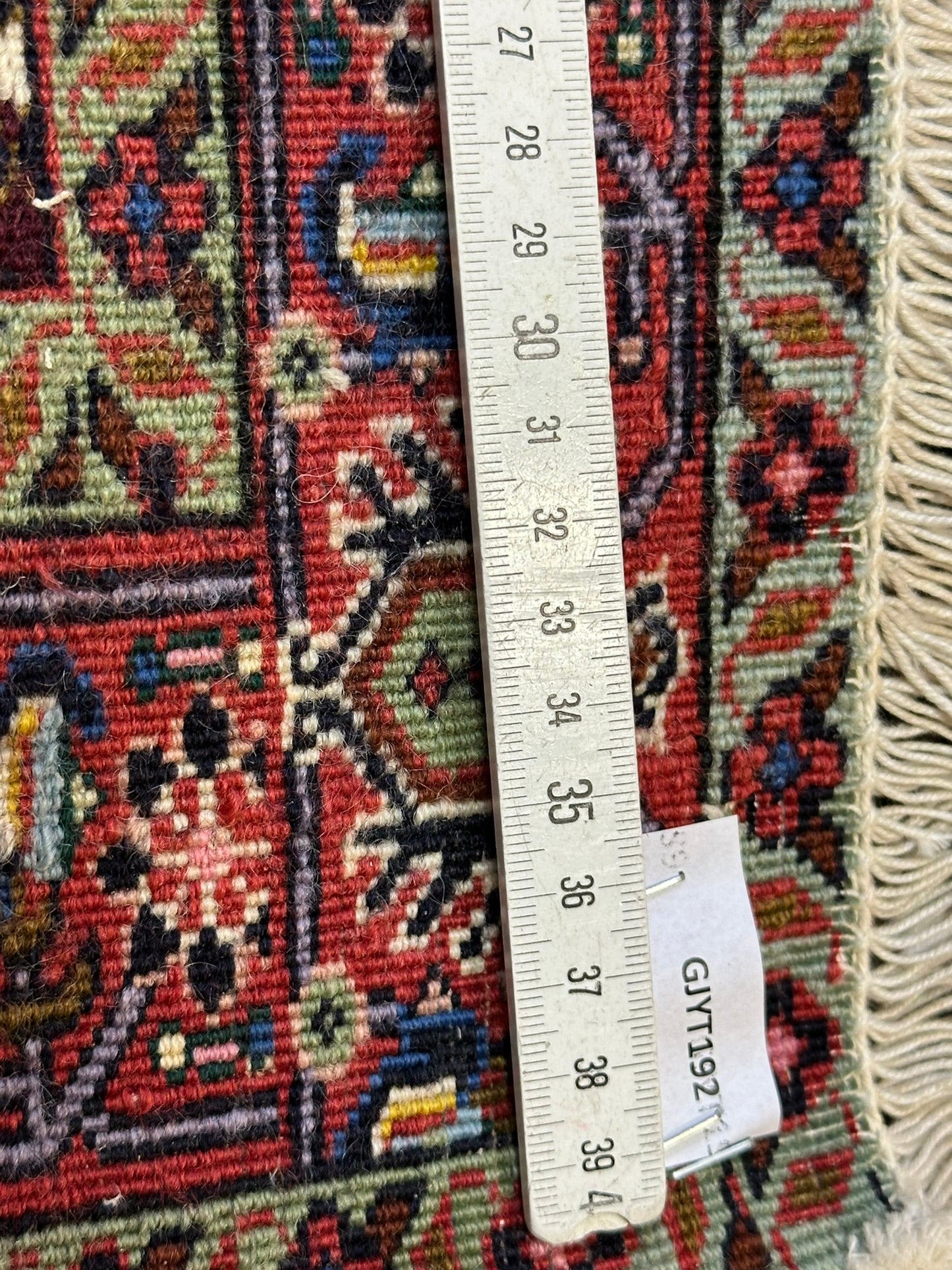 Orientteppich handgeknüpft 296x99 cm Bidjar Läufer