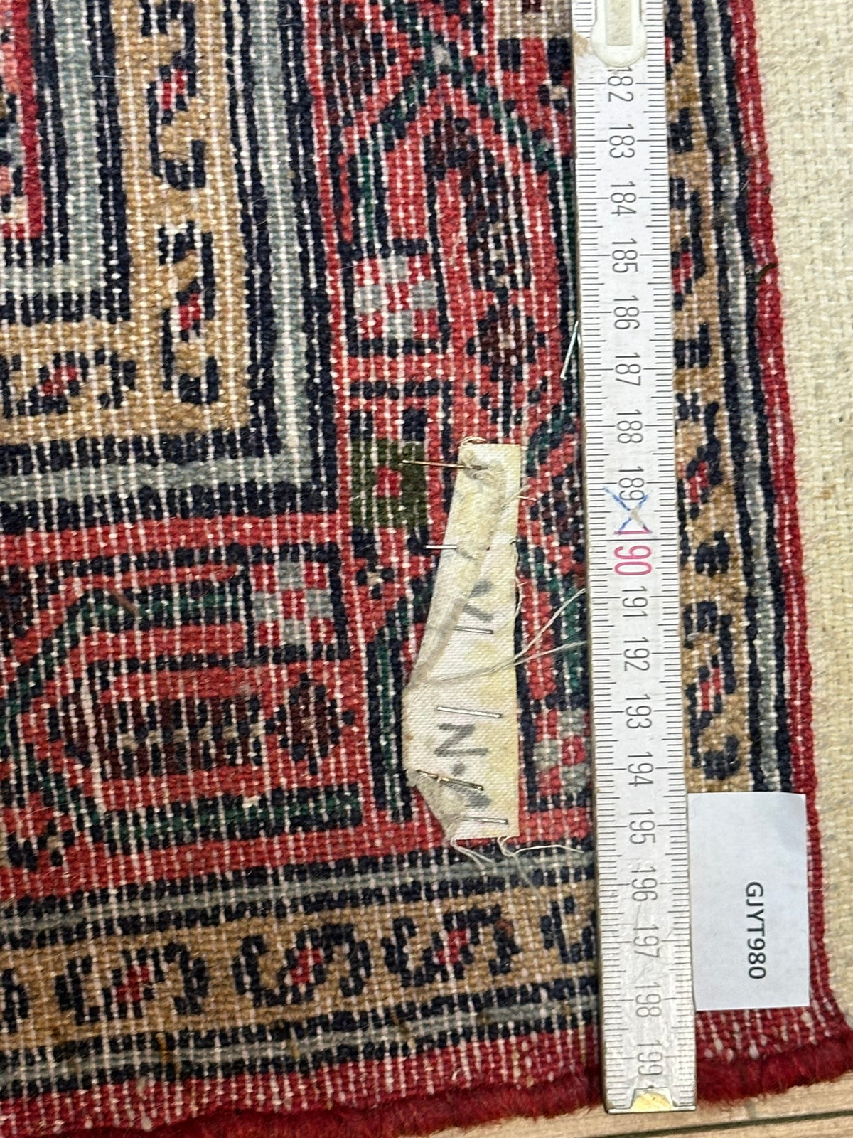 Orientteppich handgeknüpft Hamadan 197x86 cm