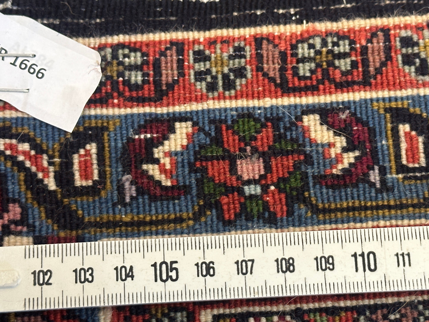 Handgeknüpfter Perser Orientteppich Bidjar, 145x60cm