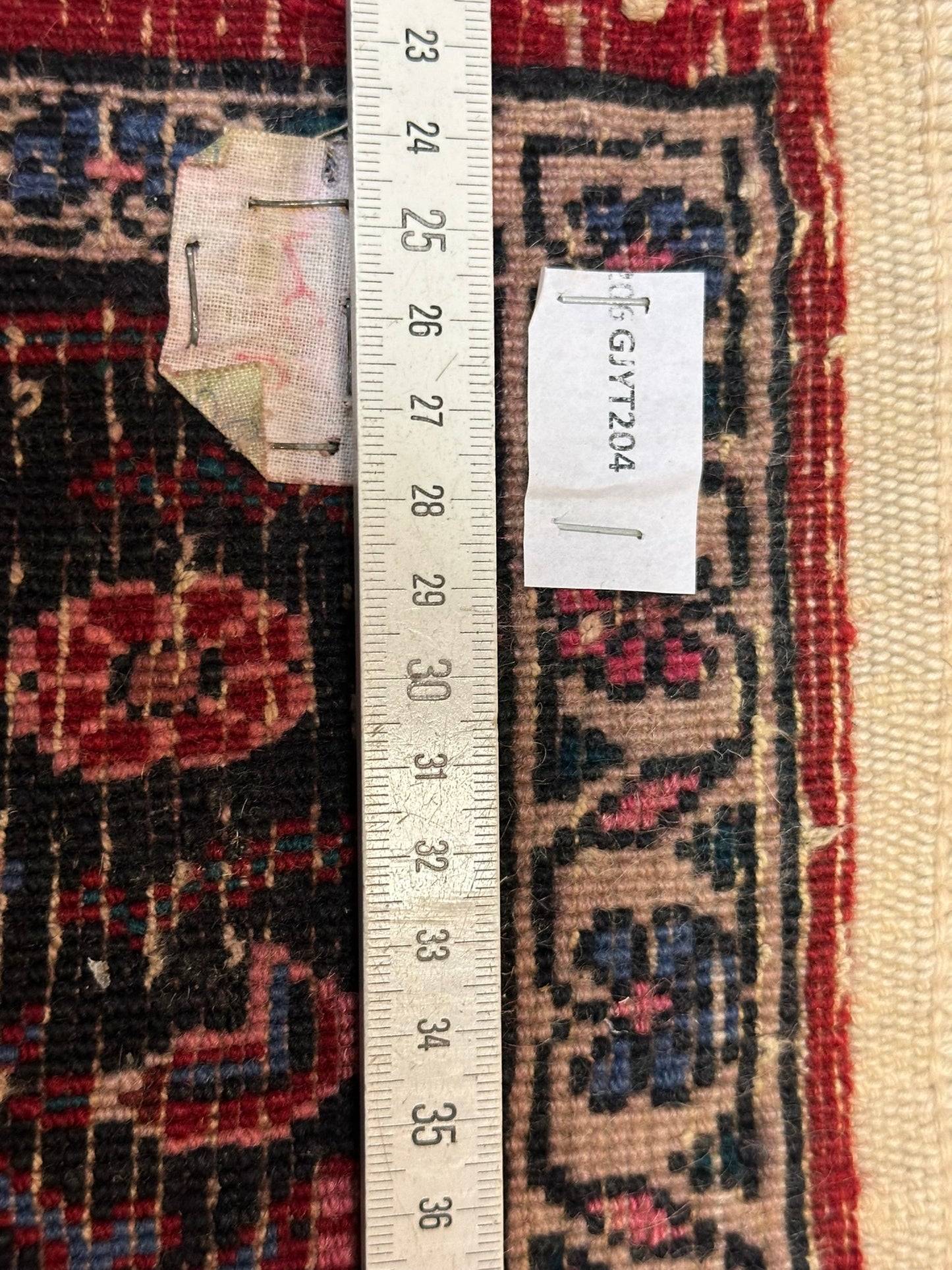 Orientteppich handgeknüpft 157x104 cm Bidjar Schurwolle