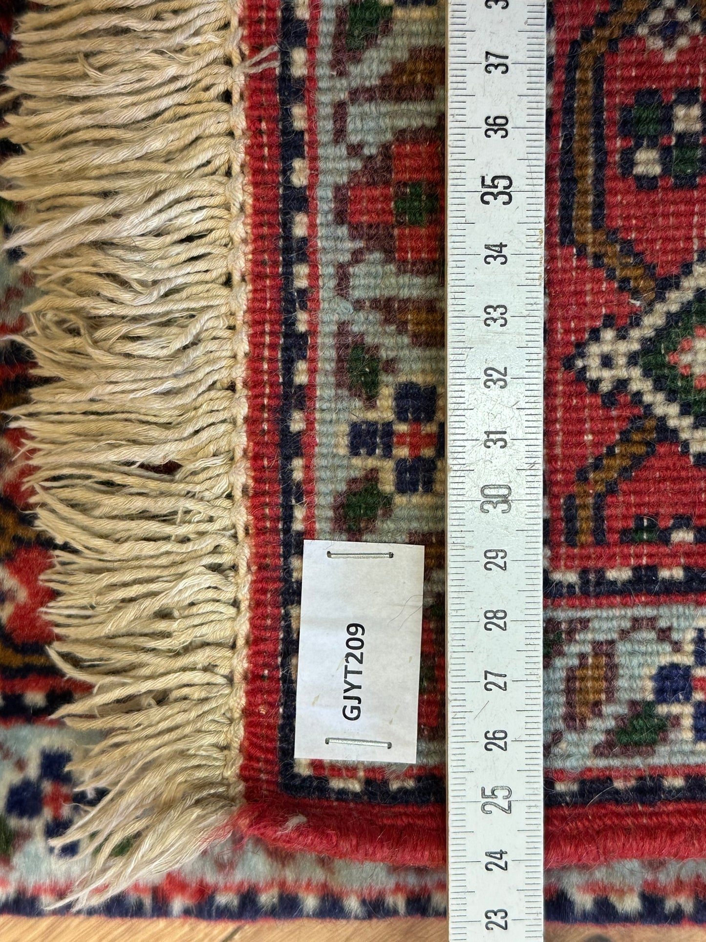 Orientteppich handgeknüpft 263x93 cm Senneh Bidjar Läufer