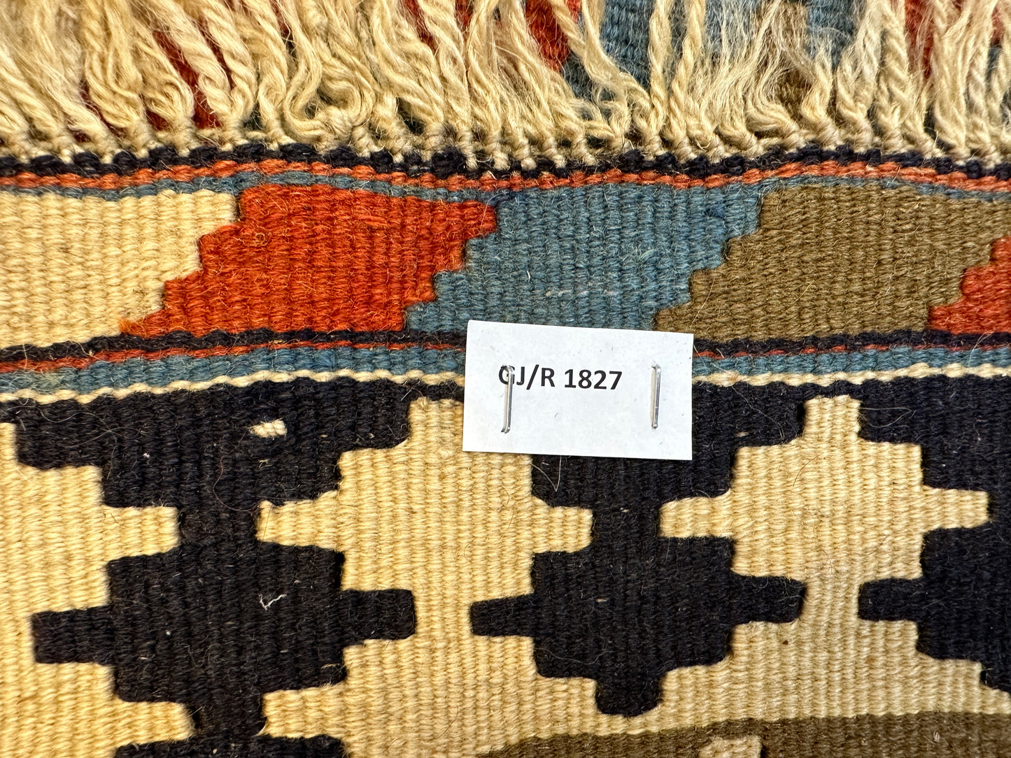 Handgeknüpfter Perser Orientteppich Gaschgai Kelim Jugendstil 135x90 cm