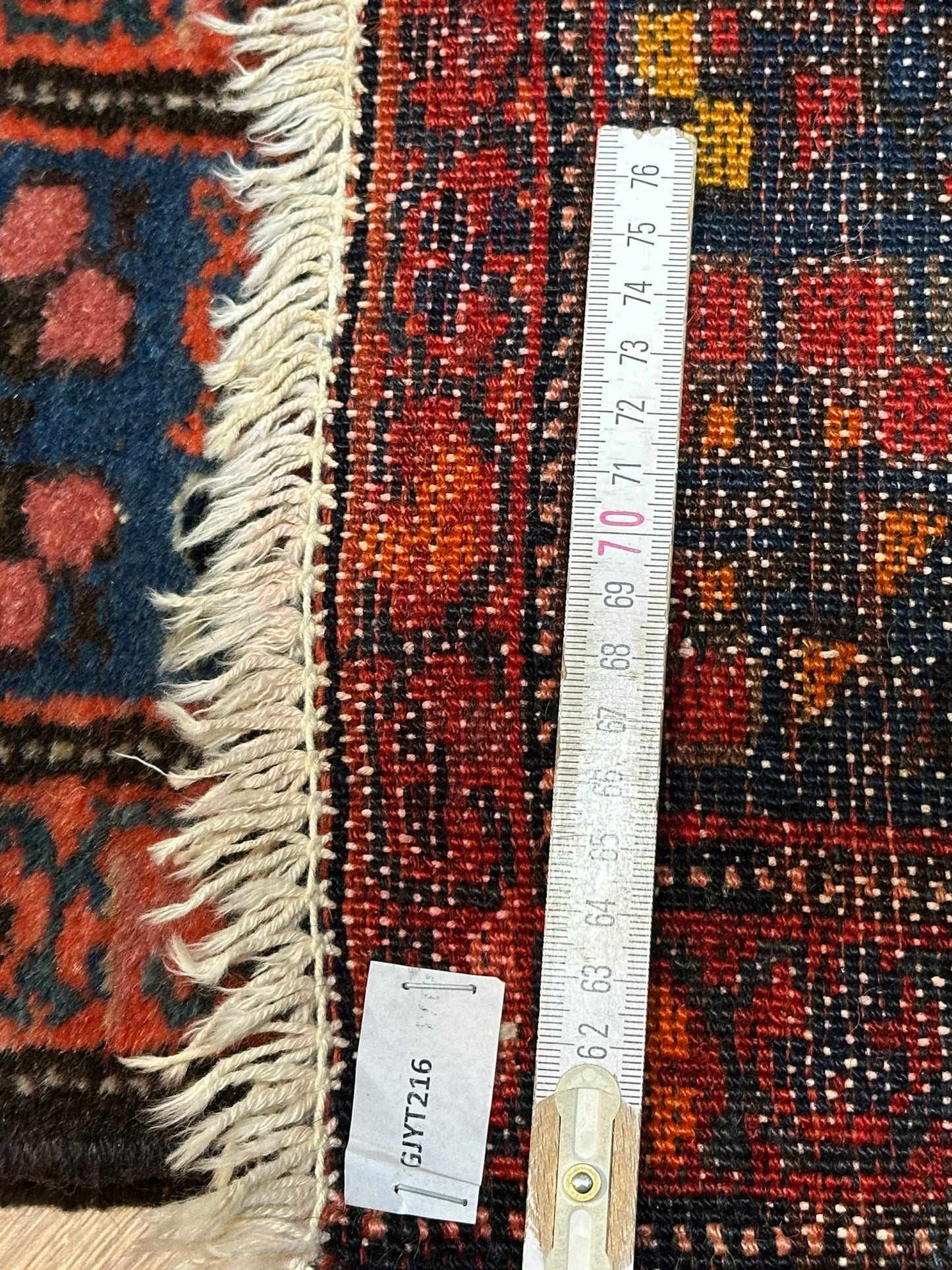 Orientteppich handgeknüpft 515x98 cm antiker Malayer Läufer