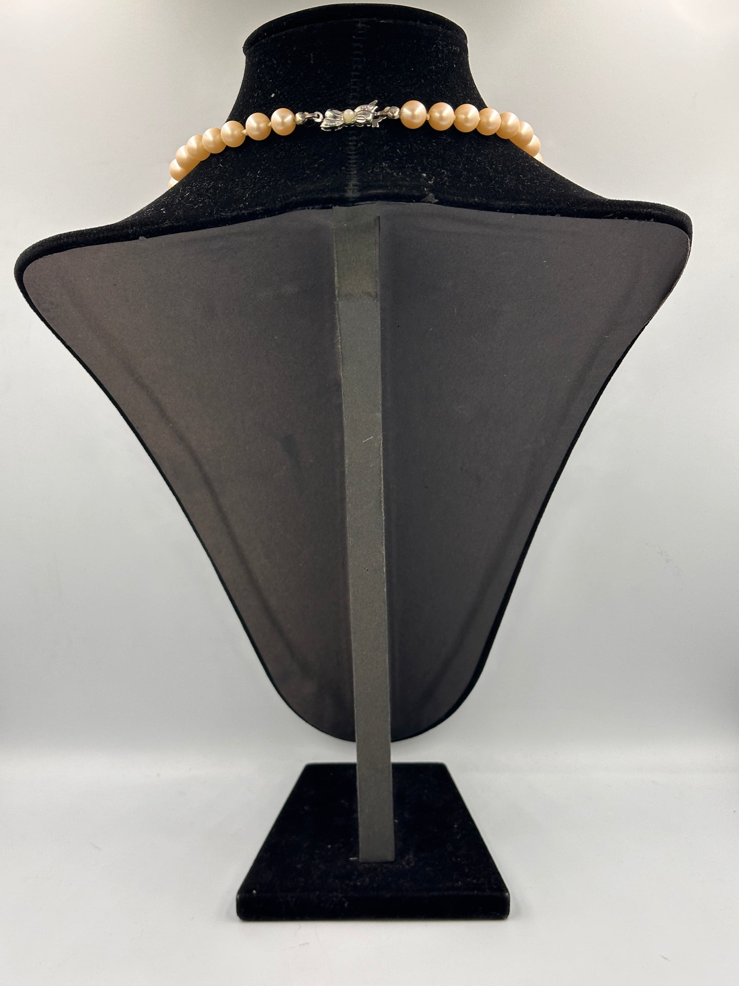 Elegante Perlenkette mit 800 Silber Verschluss