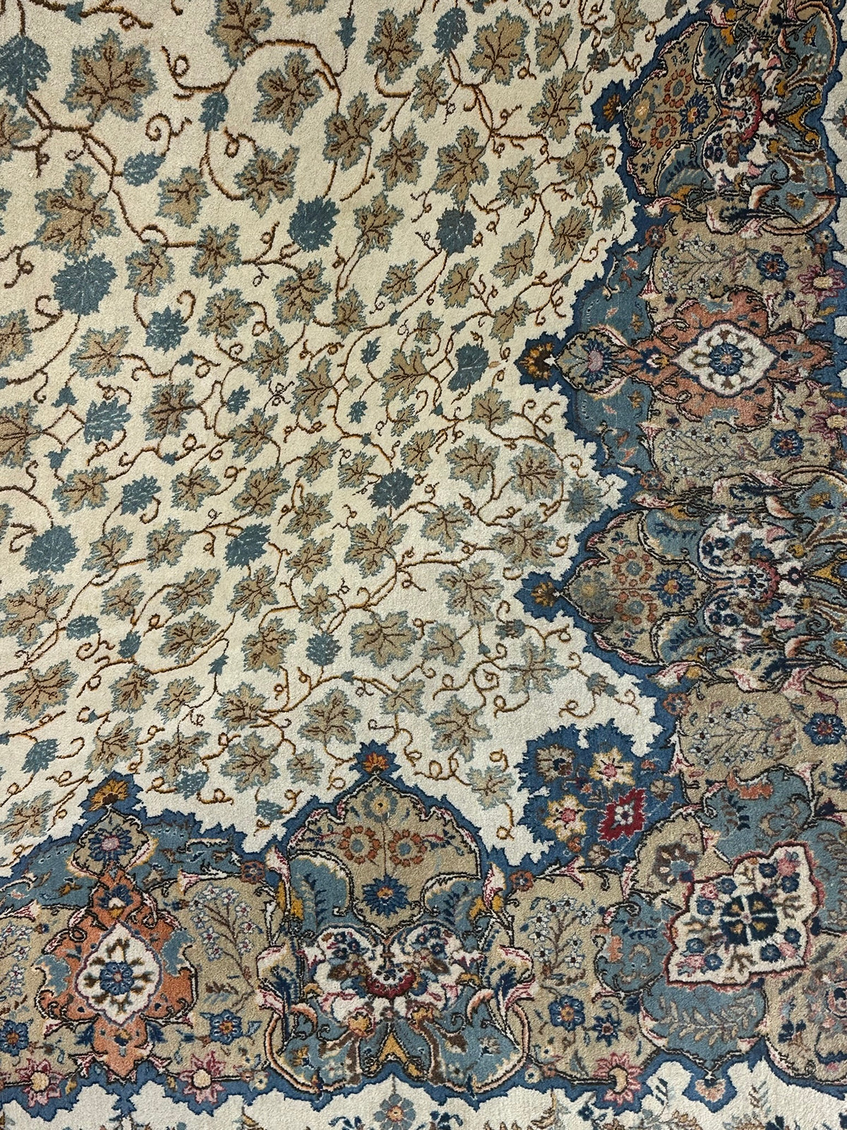 Orientteppich handgeknüpft Keschan 380x270 cm