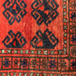 Handgeknüpfter Orientteppich Antiker Afghan Art Deco Salztasche 120x70 cm