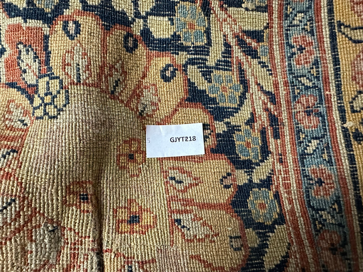 Orientteppich handgeknüpft 515x337 cm antik naturfarben Täbriz Hadji Jilali
