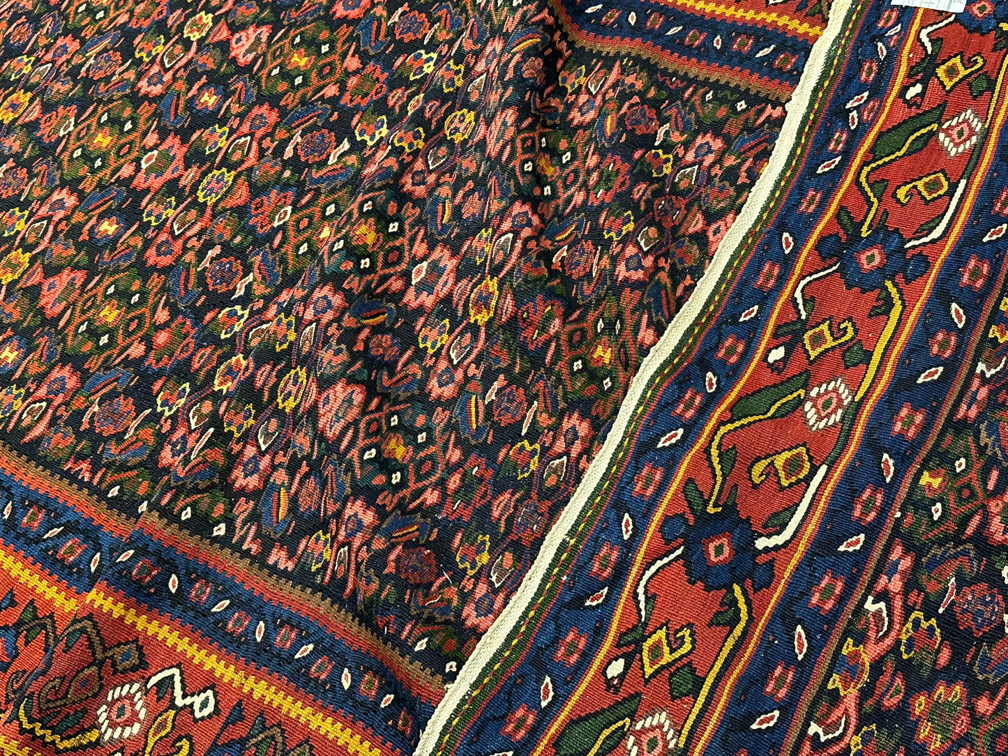 Orientteppich handgeknüpft Senneh Läufer 677x138 cm