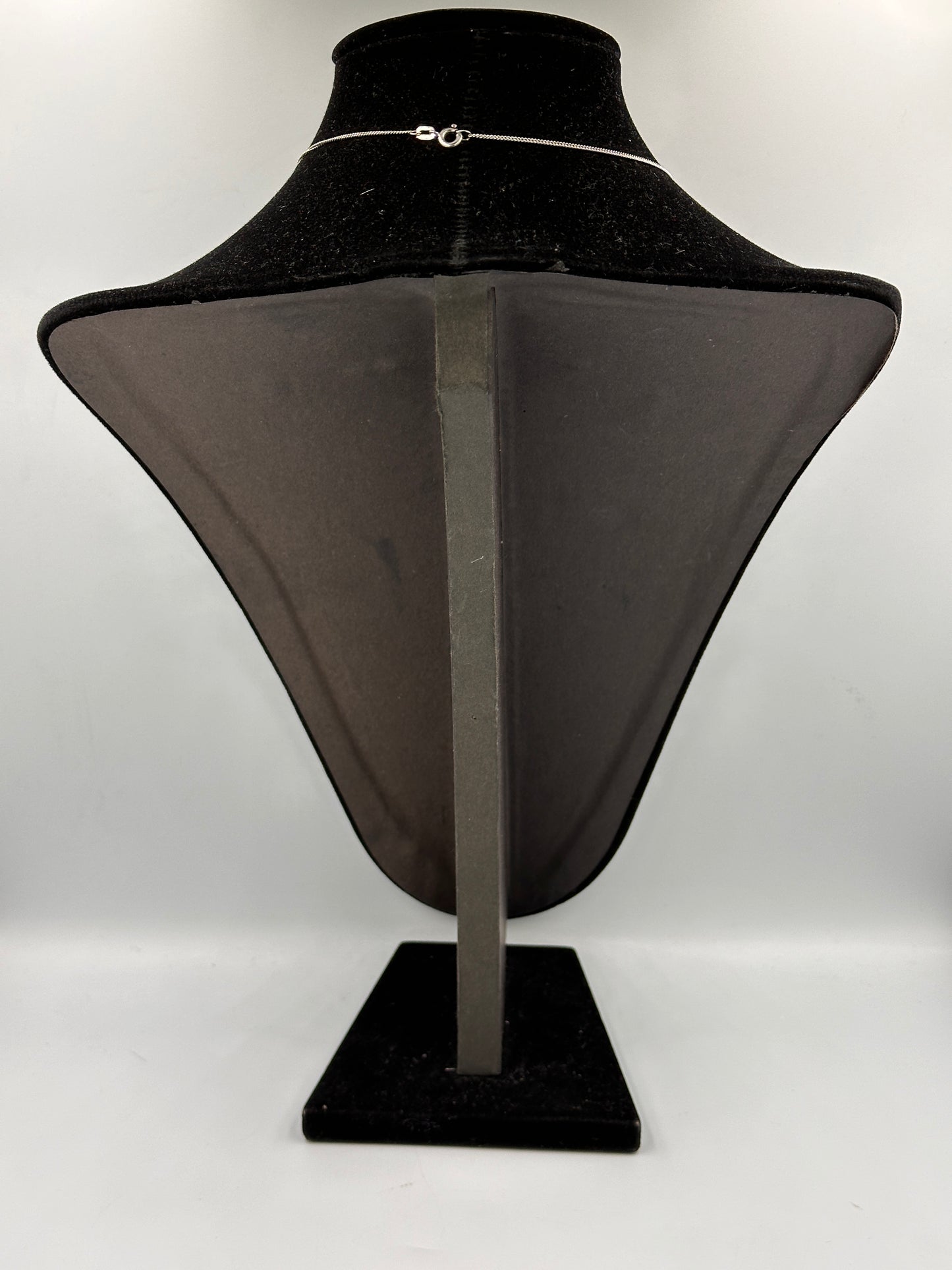 Vintage 925 Silber Halskette mit Silber Baum Anhänger