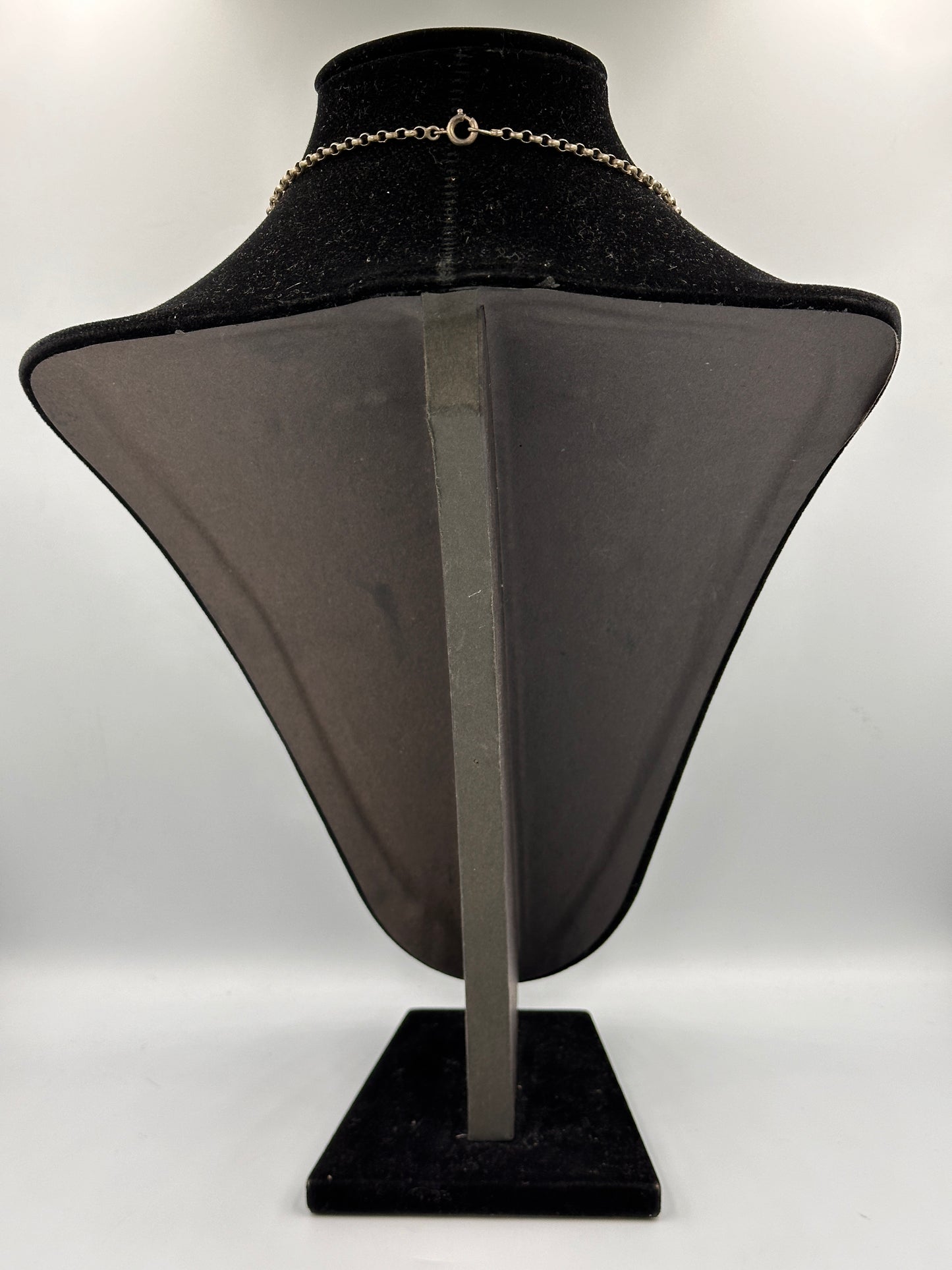 Elegante Vintage Silber Panzerkette