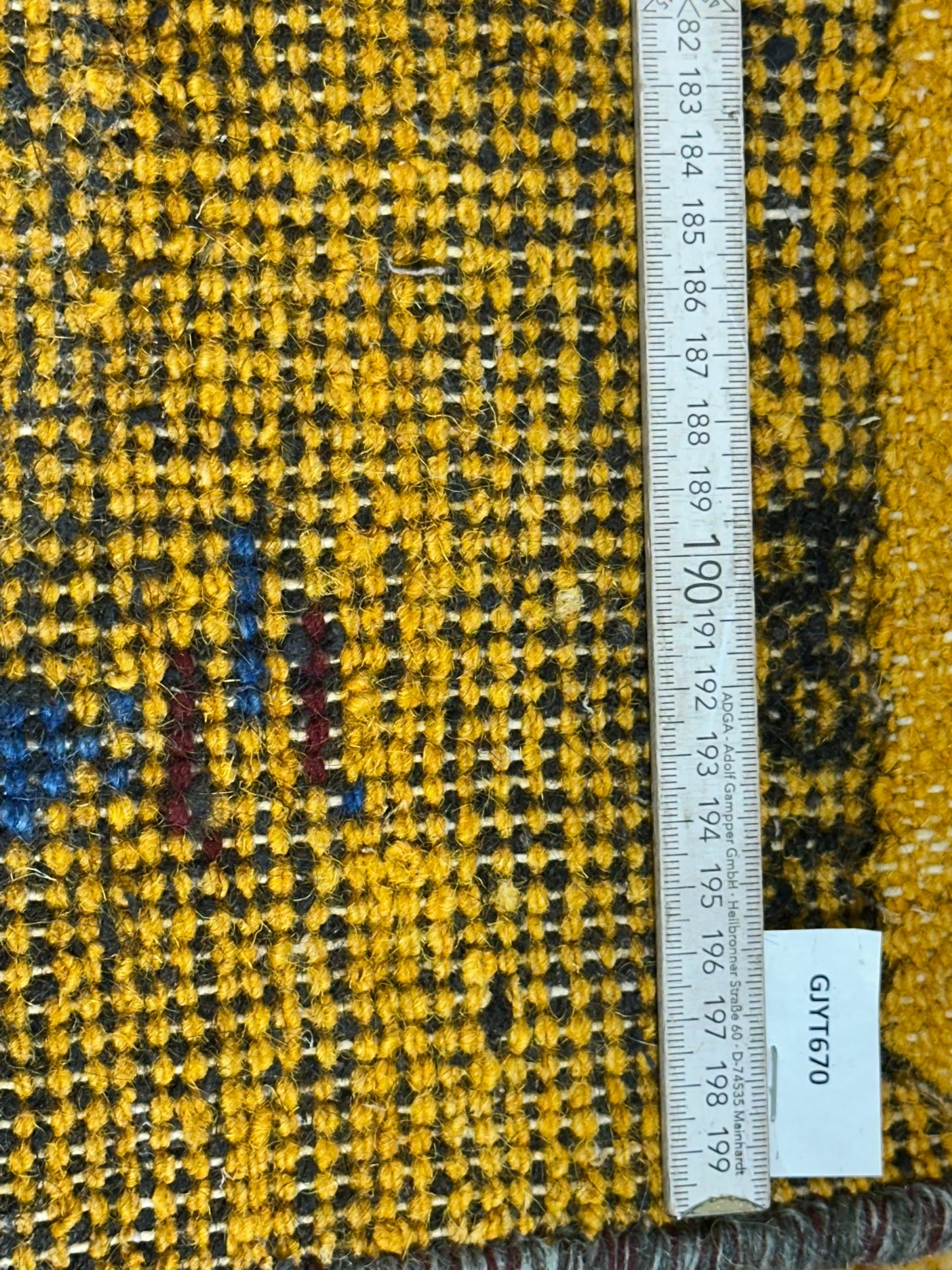 Orientteppich handgeknüpft Gabbeh Indian 150x90 cm
