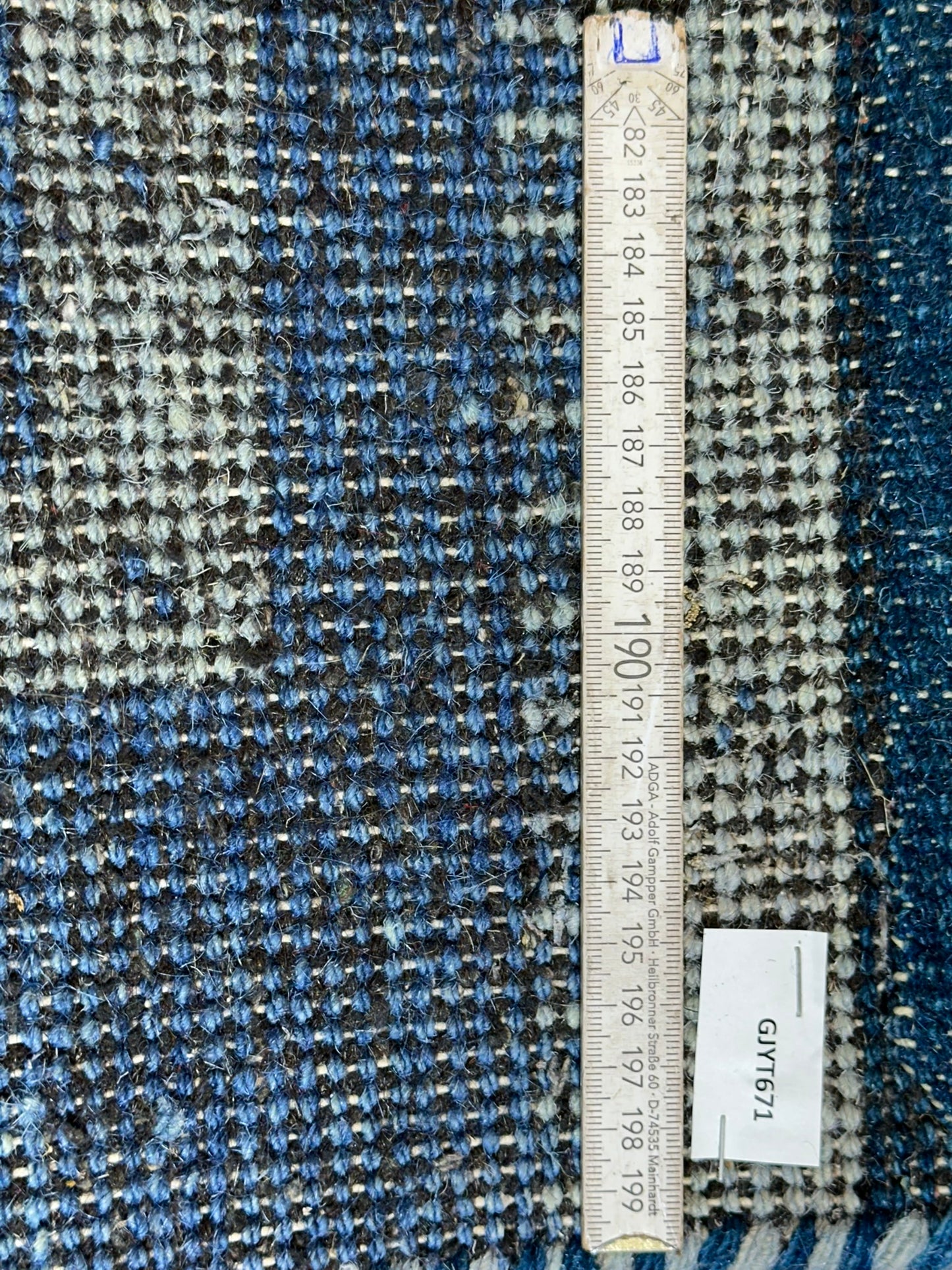 Orientteppich handgeknüpft Gabbeh Indian 140x70 cm